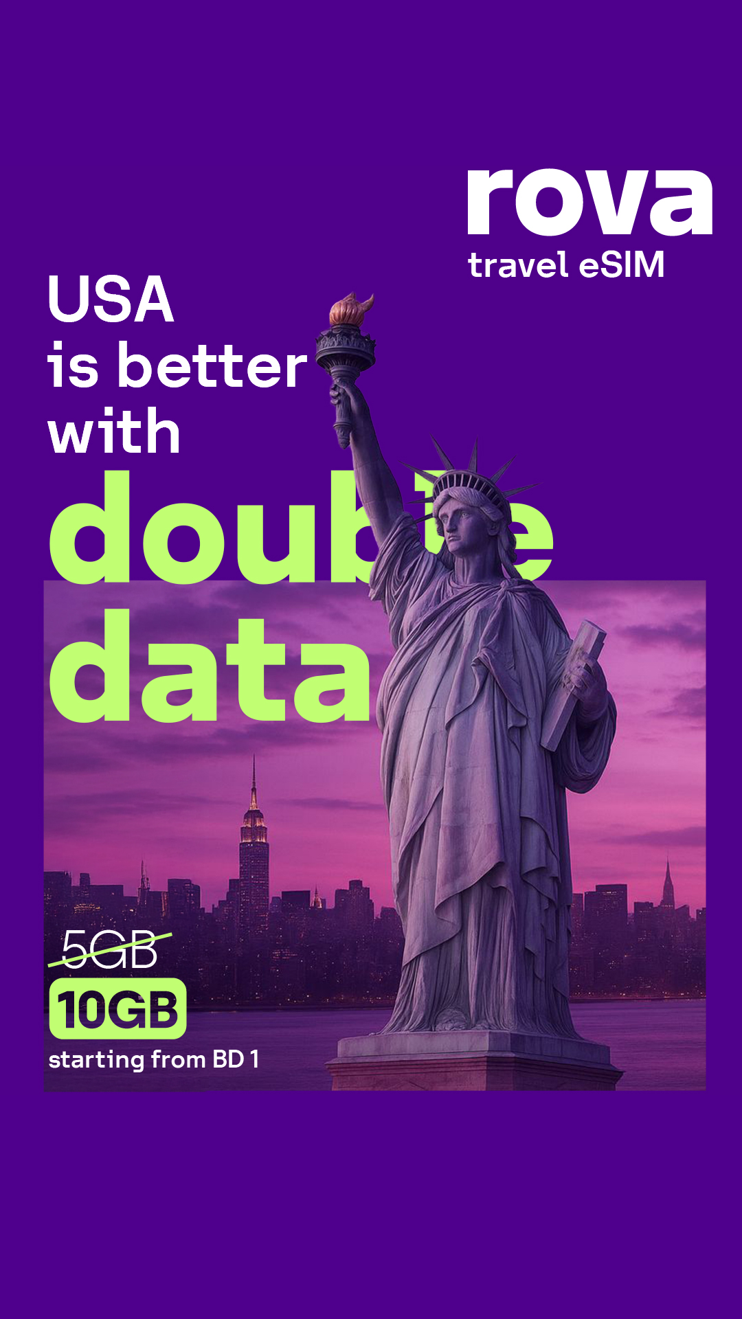 Rova-esim Facebook ad