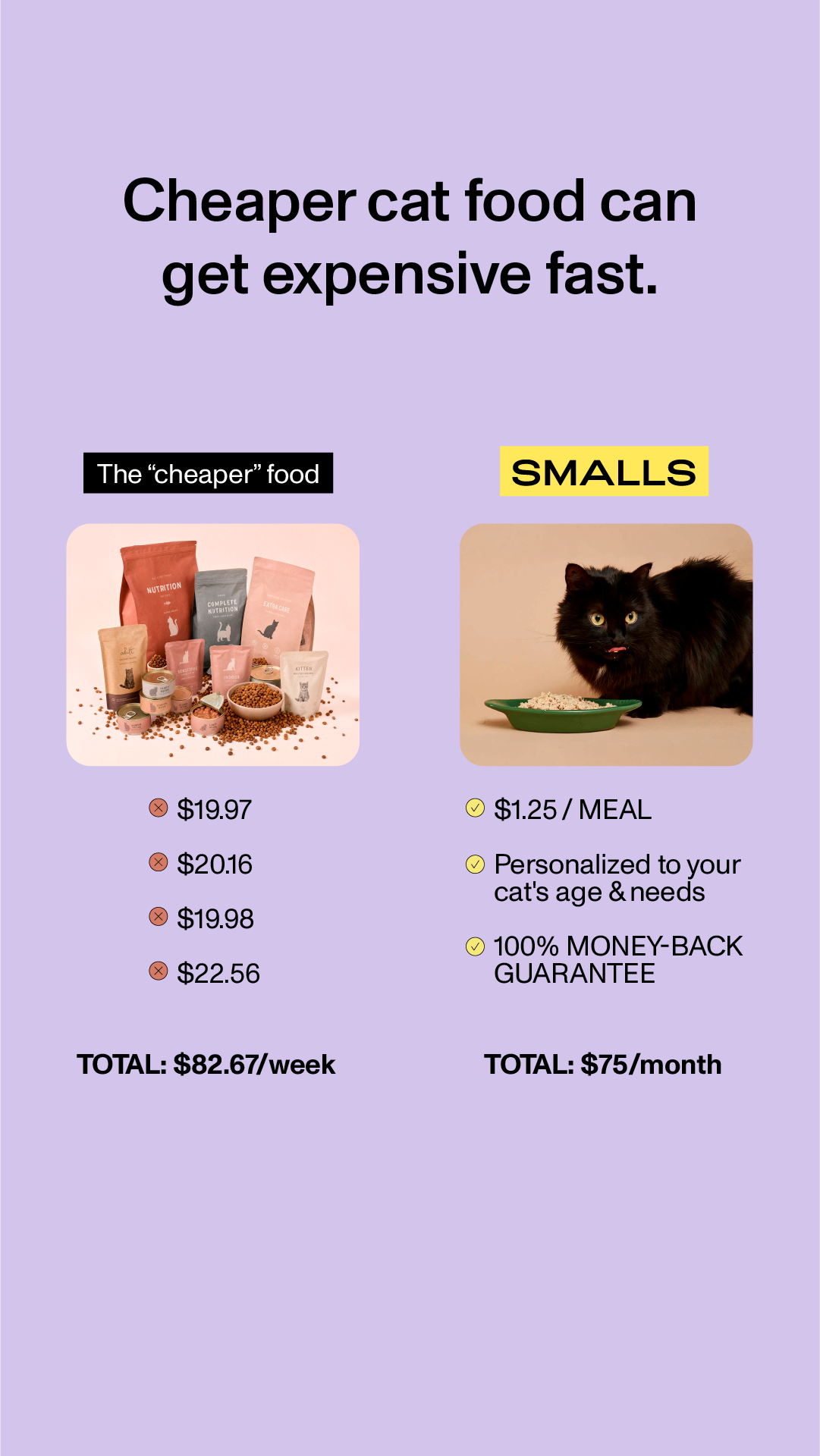 Smalls Facebook ad