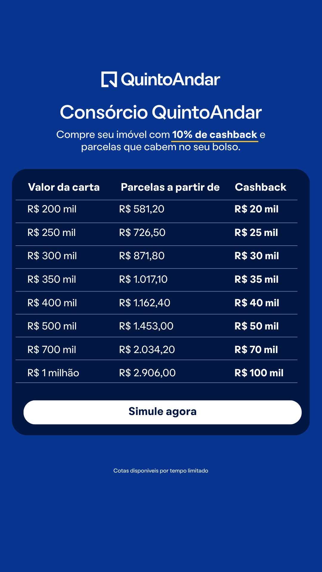 QuintoAndar Facebook ad