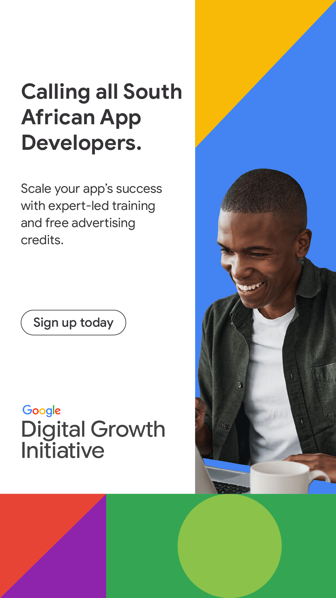 Grow with Google Africa Facebook ad
