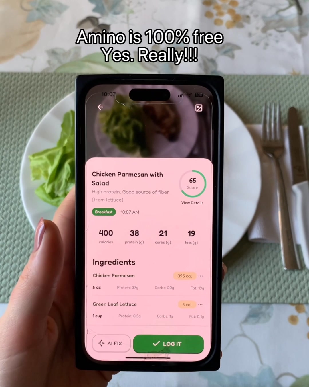 Amino Facebook ad from Nov 30, 2025