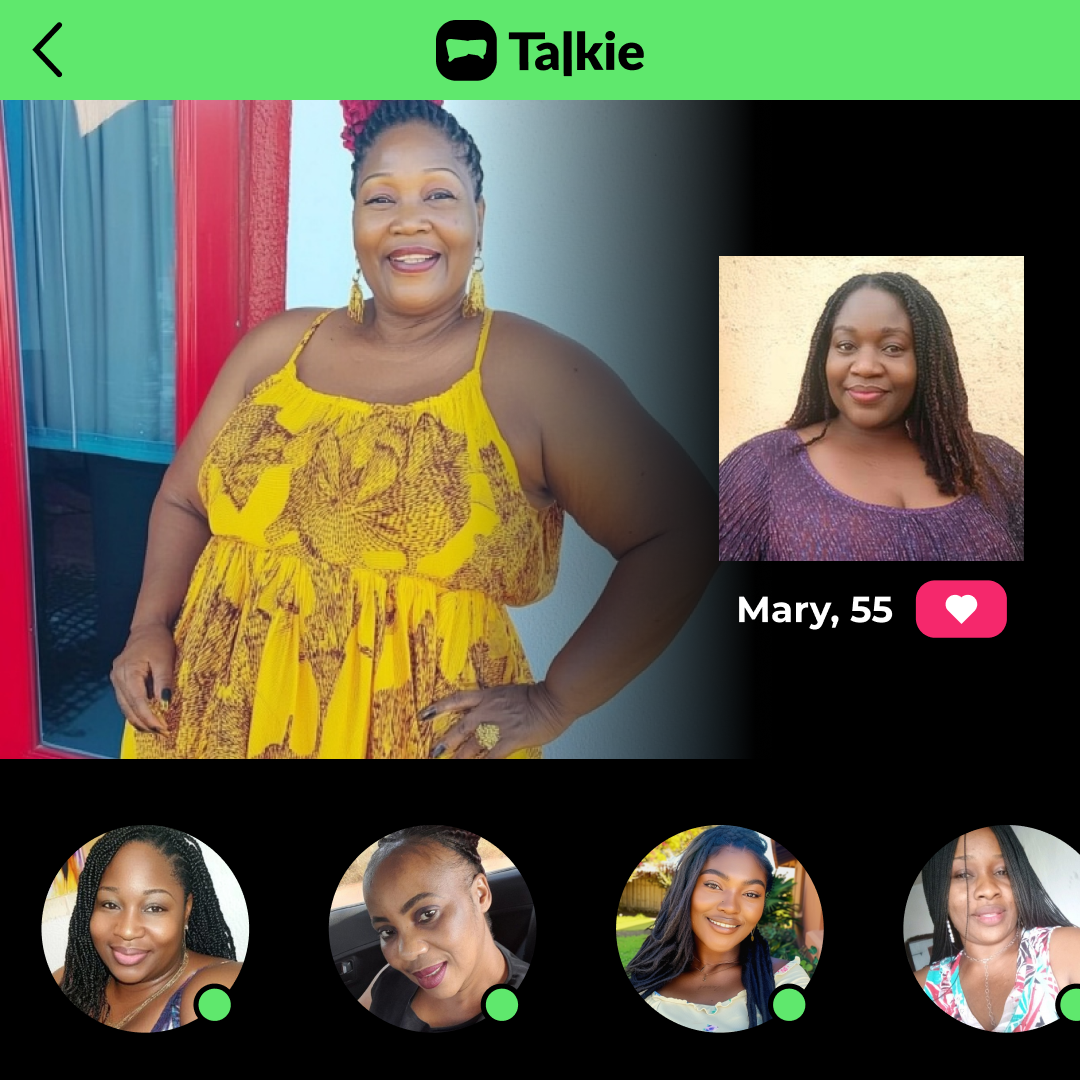 Talkie Live Facebook ad