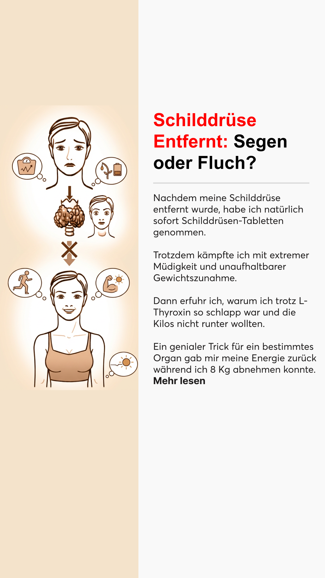 Mission Schilddrüse Facebook ad