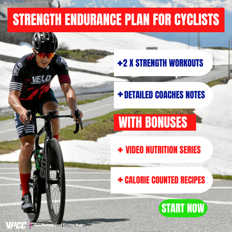 VPCC Velo Performance Facebook ad: Download our Masters Cyclists Gym and Home Dumbbell…