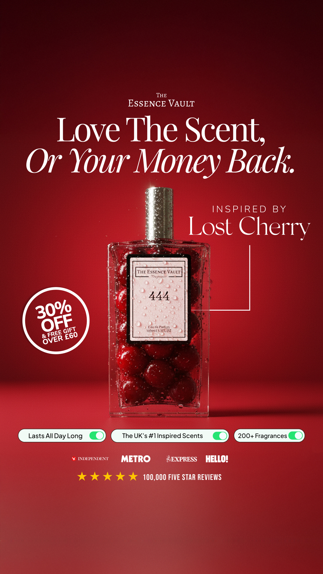 The Essence Vault Facebook ad