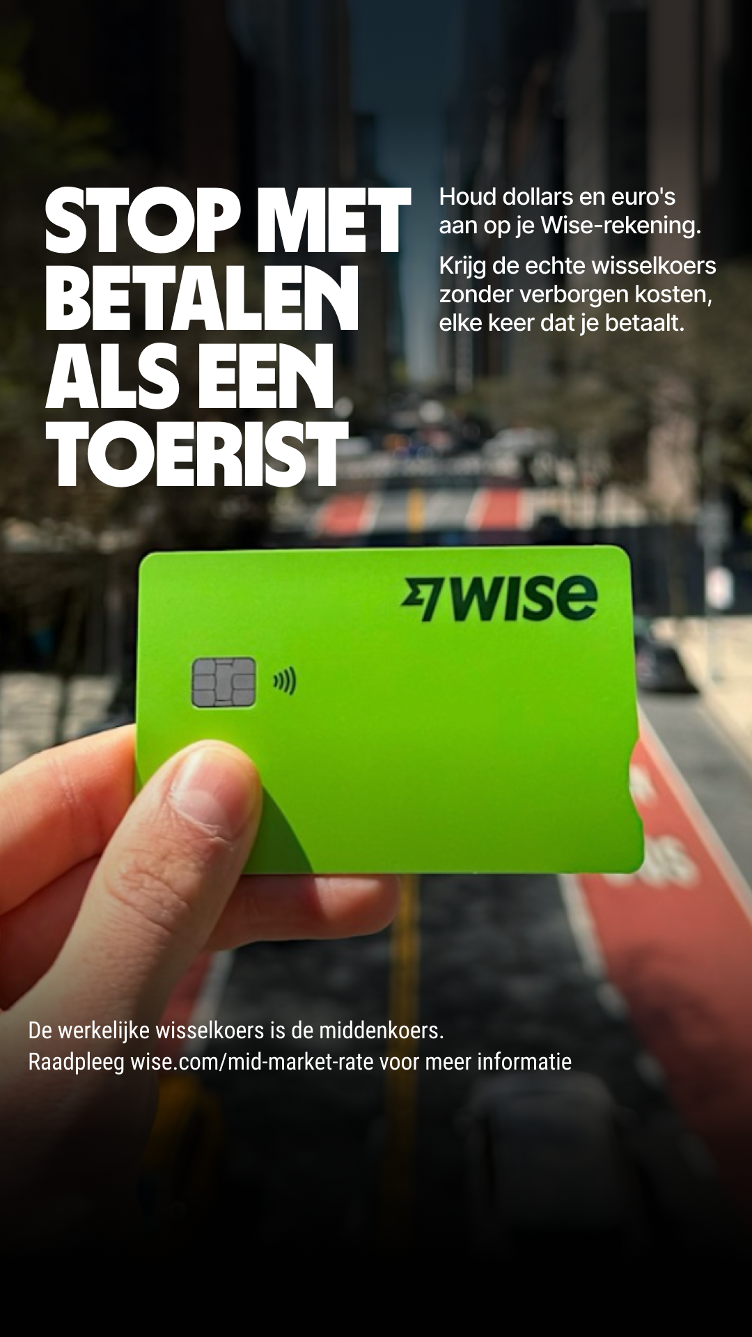 Wise Facebook ad