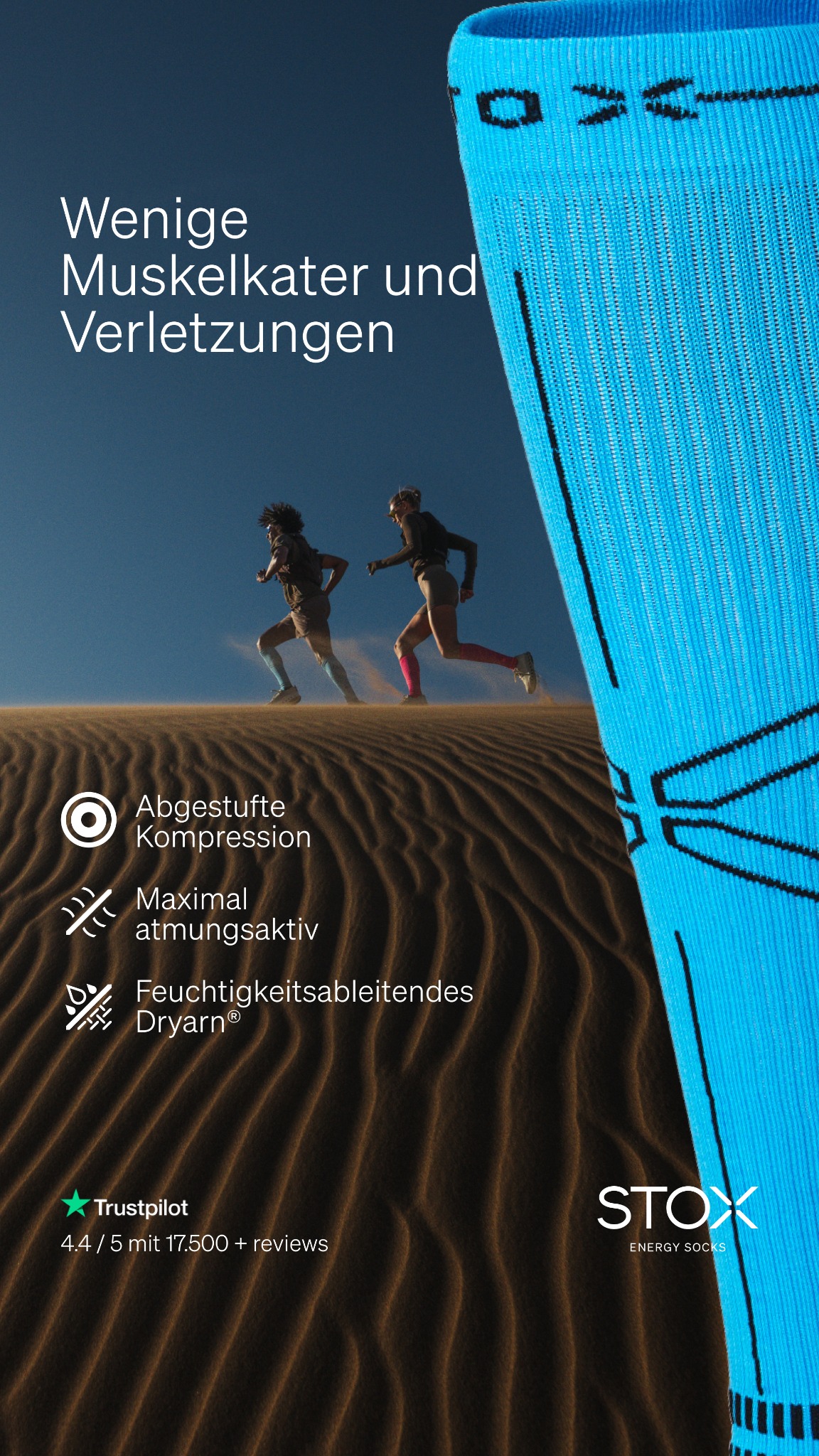 STOX Energy Socks Facebook ad