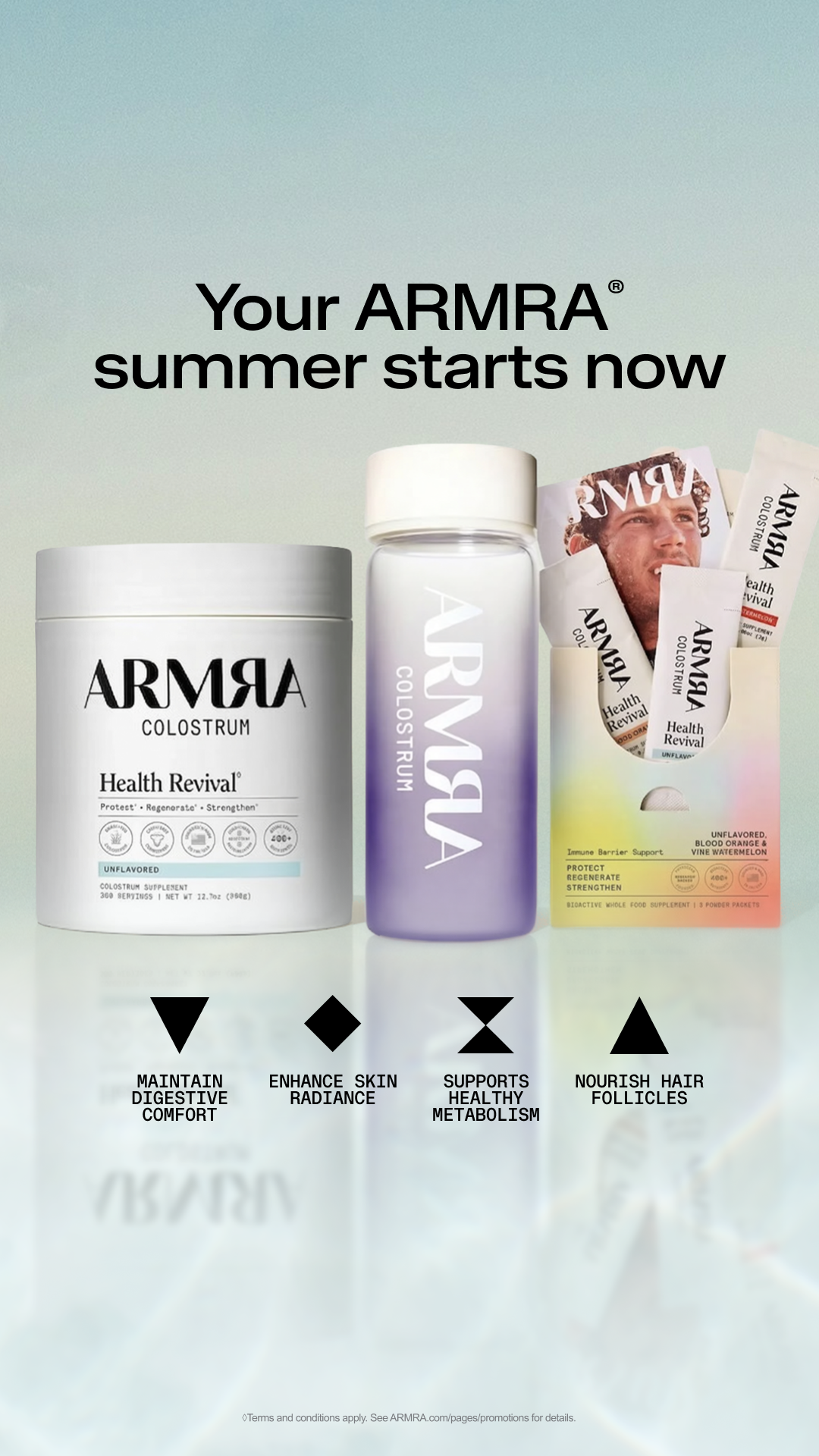 ARMRA Facebook ad