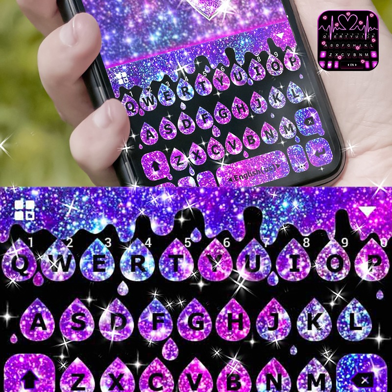 Pink RGB Heart Keyboard Facebook ad