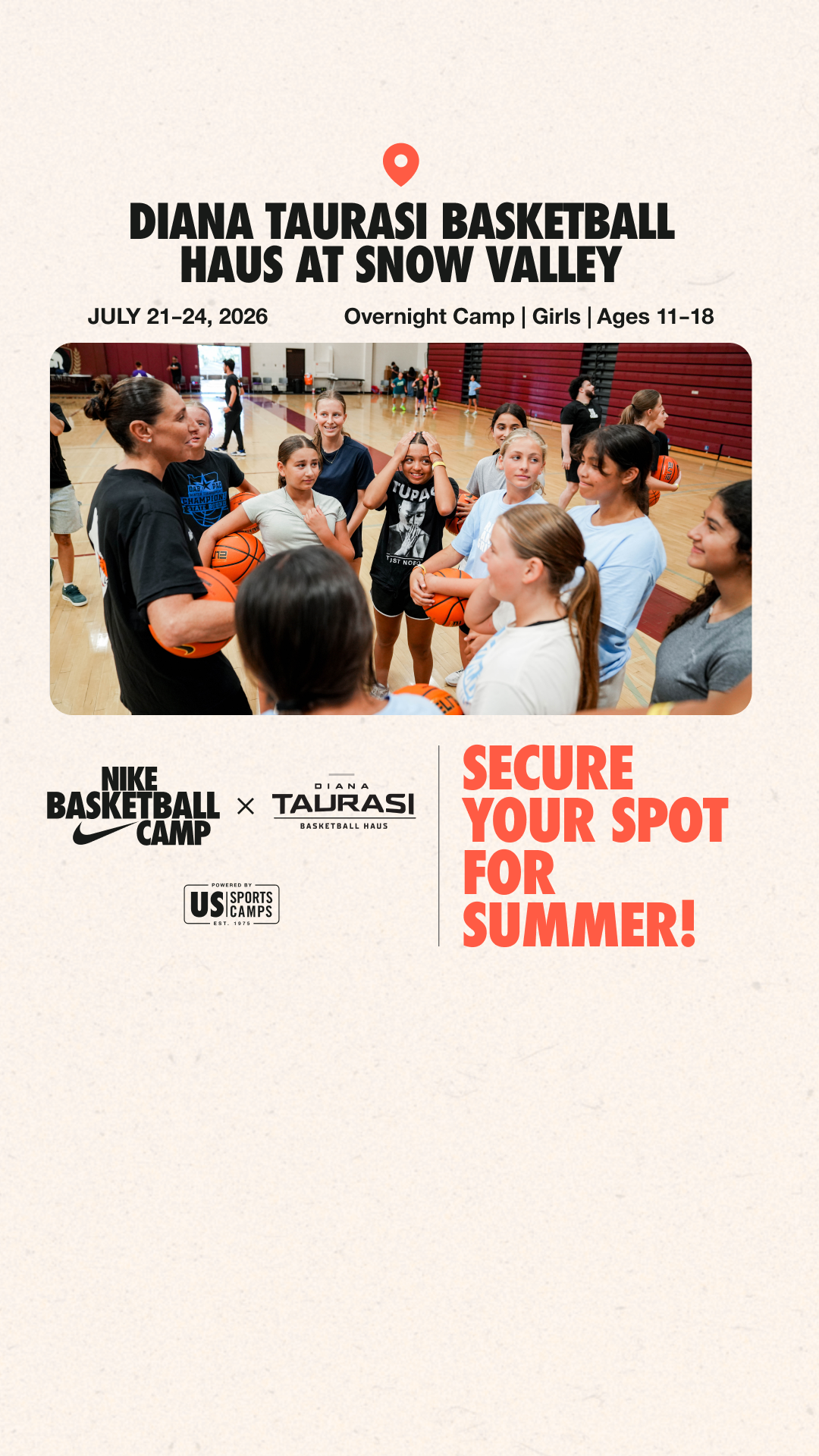 US Sports Camps - NIKE Sports Camps Facebook ad