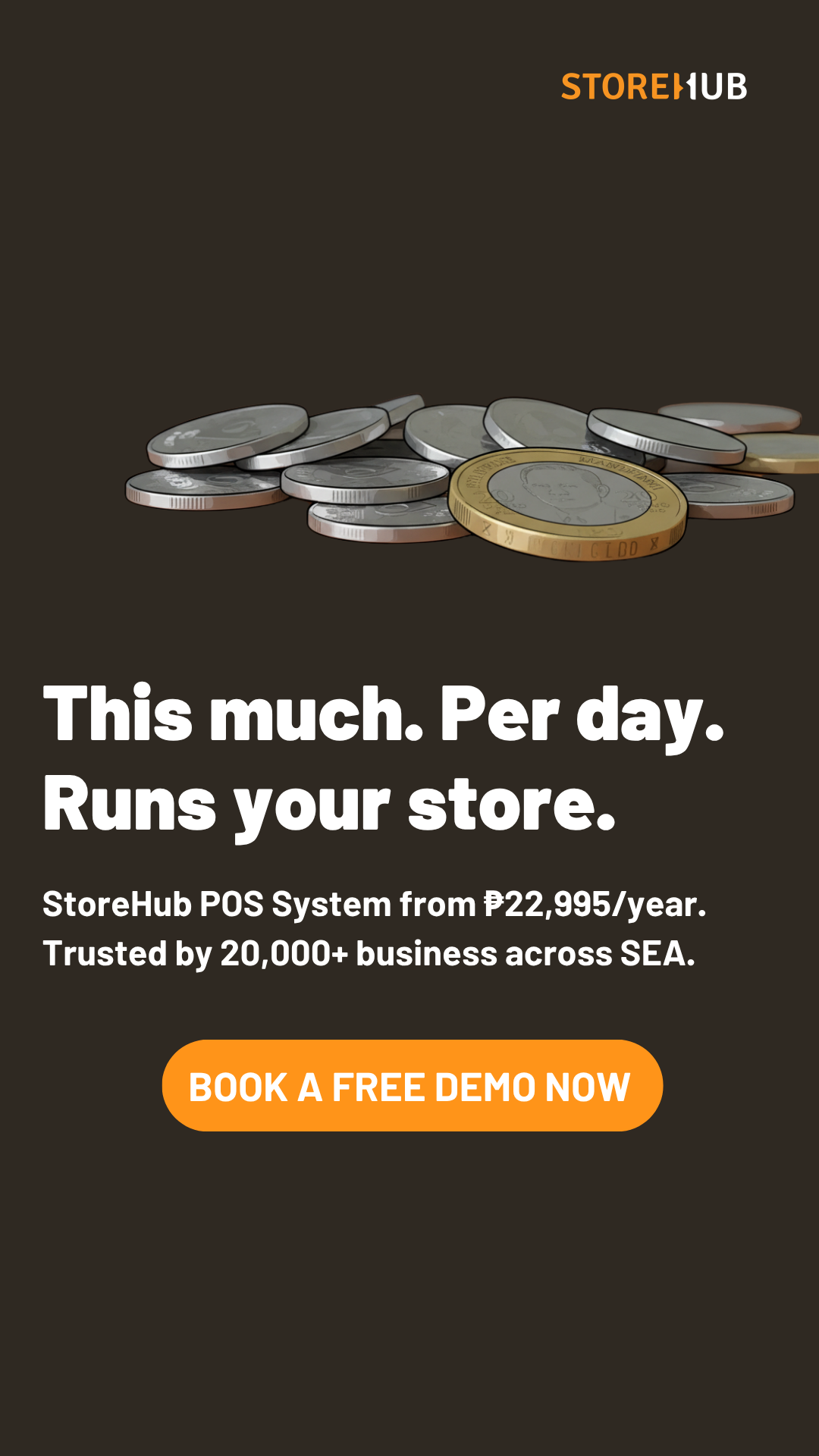 StoreHub Facebook ad