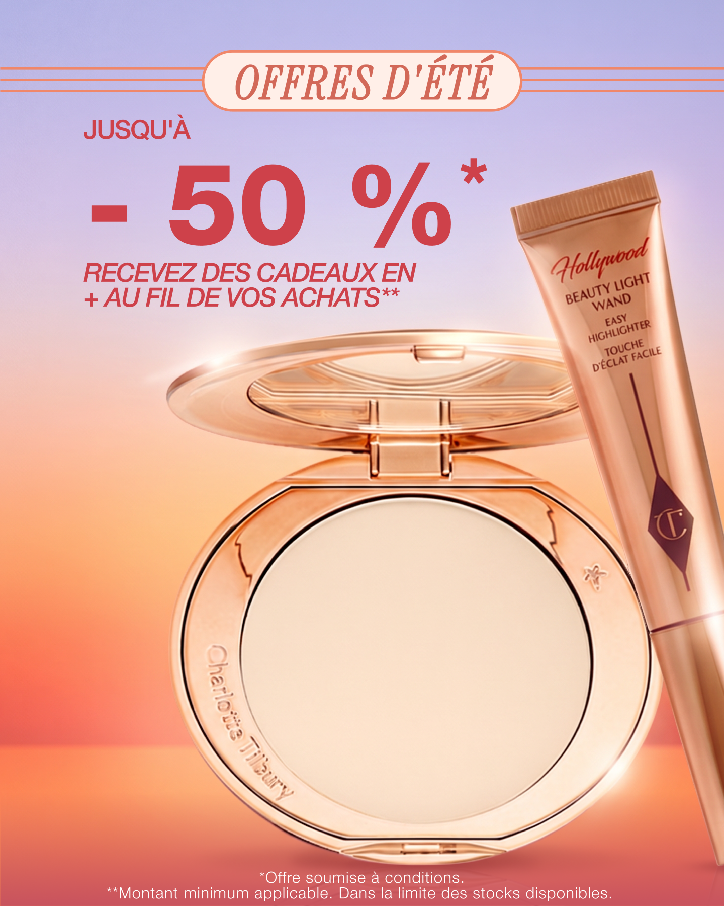 Charlotte Tilbury Facebook ad