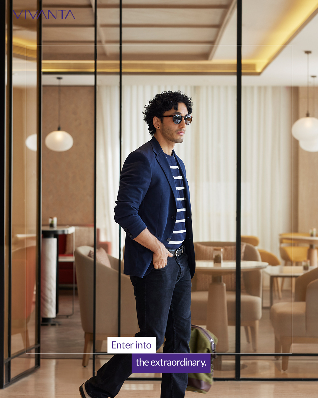 Vivanta Hotels Facebook ad: Life’s a stage, and you’re the star.