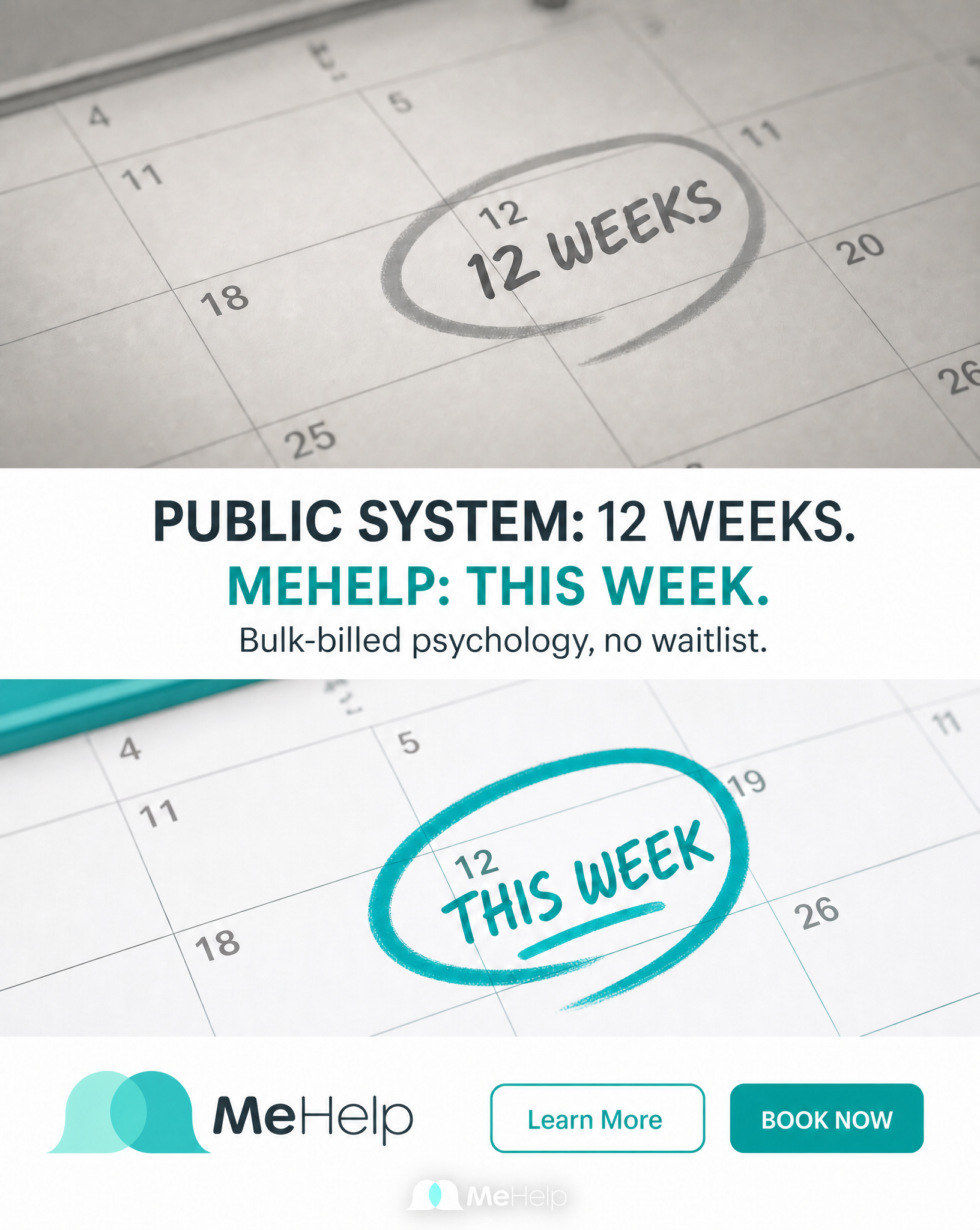 MeHelp Psychology Facebook ad