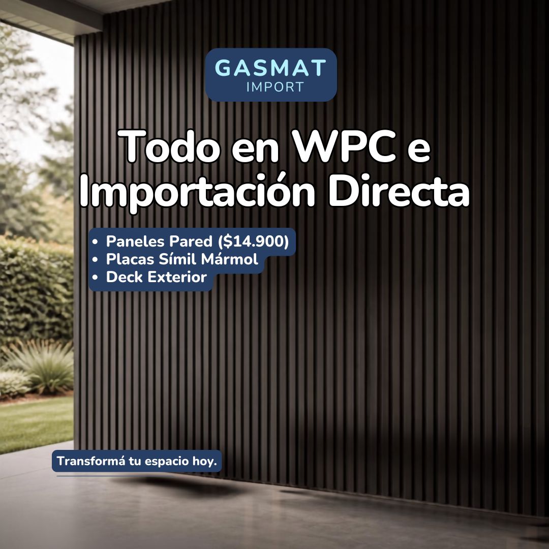 Gasmat Importaciones Facebook ad from Jul 30, 2026