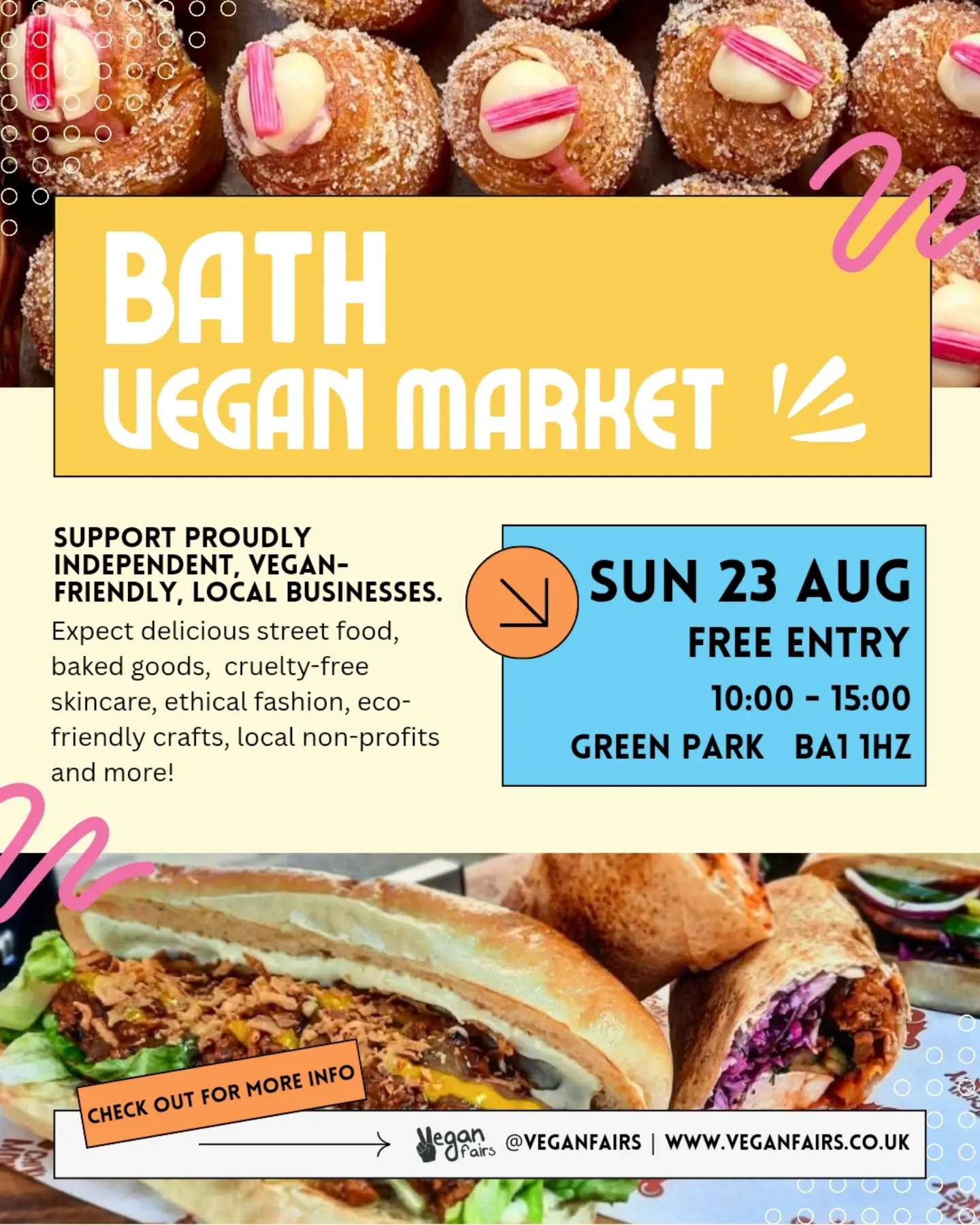 Vegan Fairs Facebook ad: Bath Vegan Market 2026, Vegan Fairs
