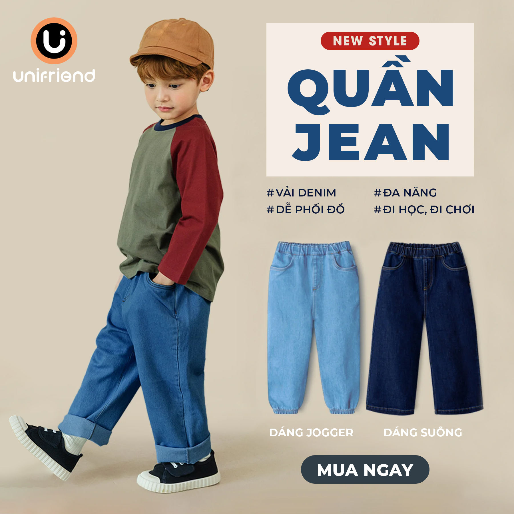 Unifriend Facebook ad: QUẦN JEAN CO GIÃN - MỀM MẠI