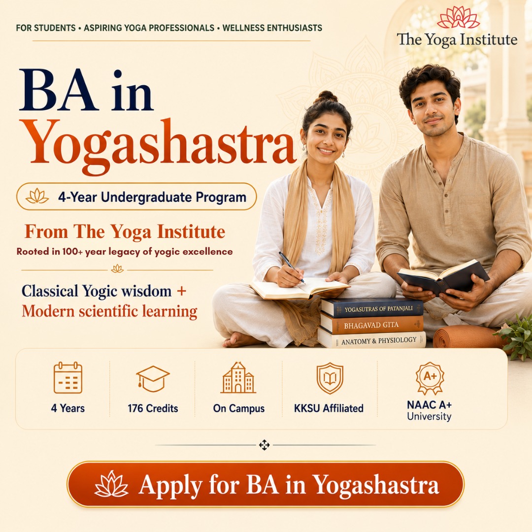 The Yoga Institute Facebook ad