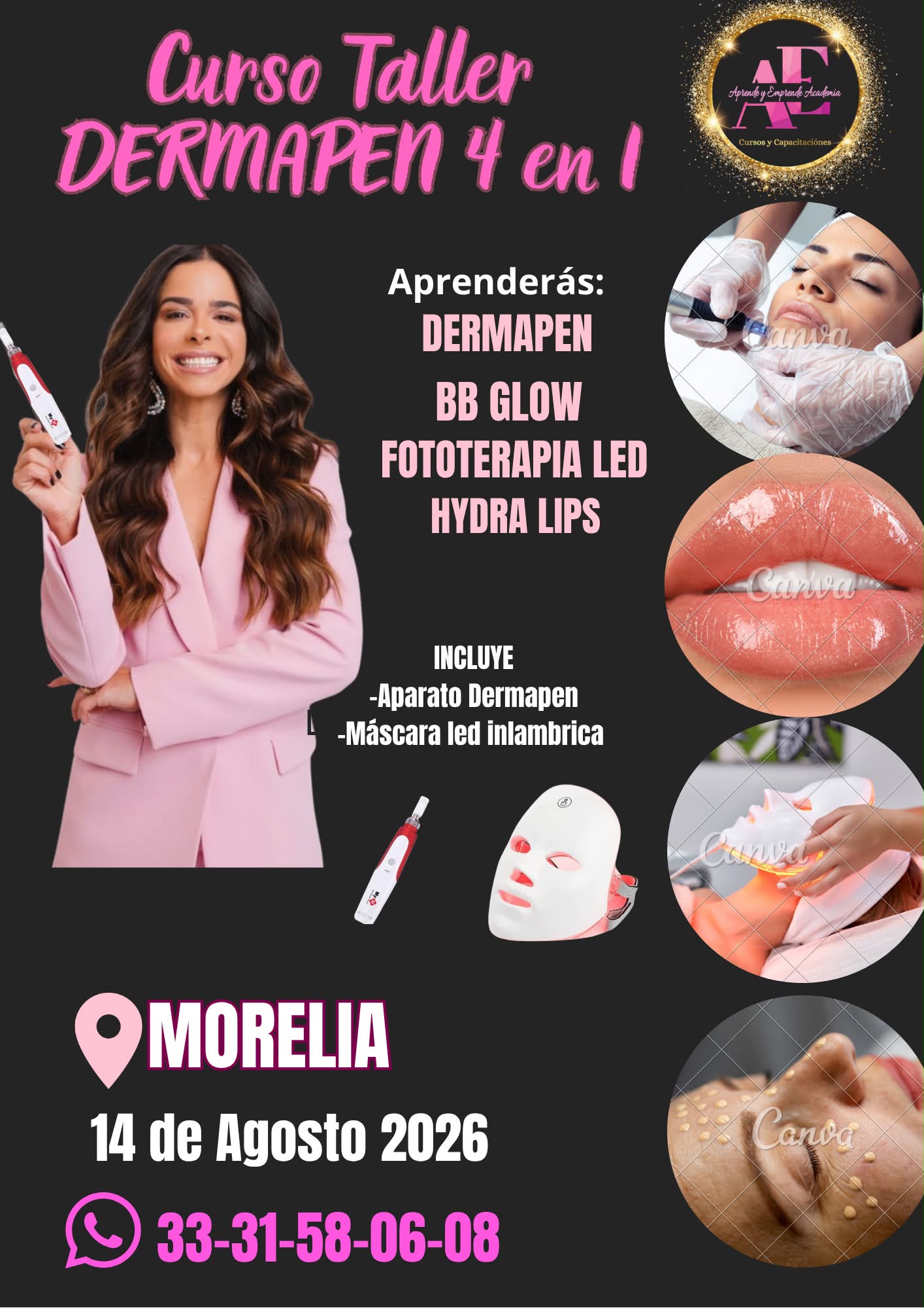 A & E Academy Facebook ad: DERMAPEN & BB GLOW 4 en 1