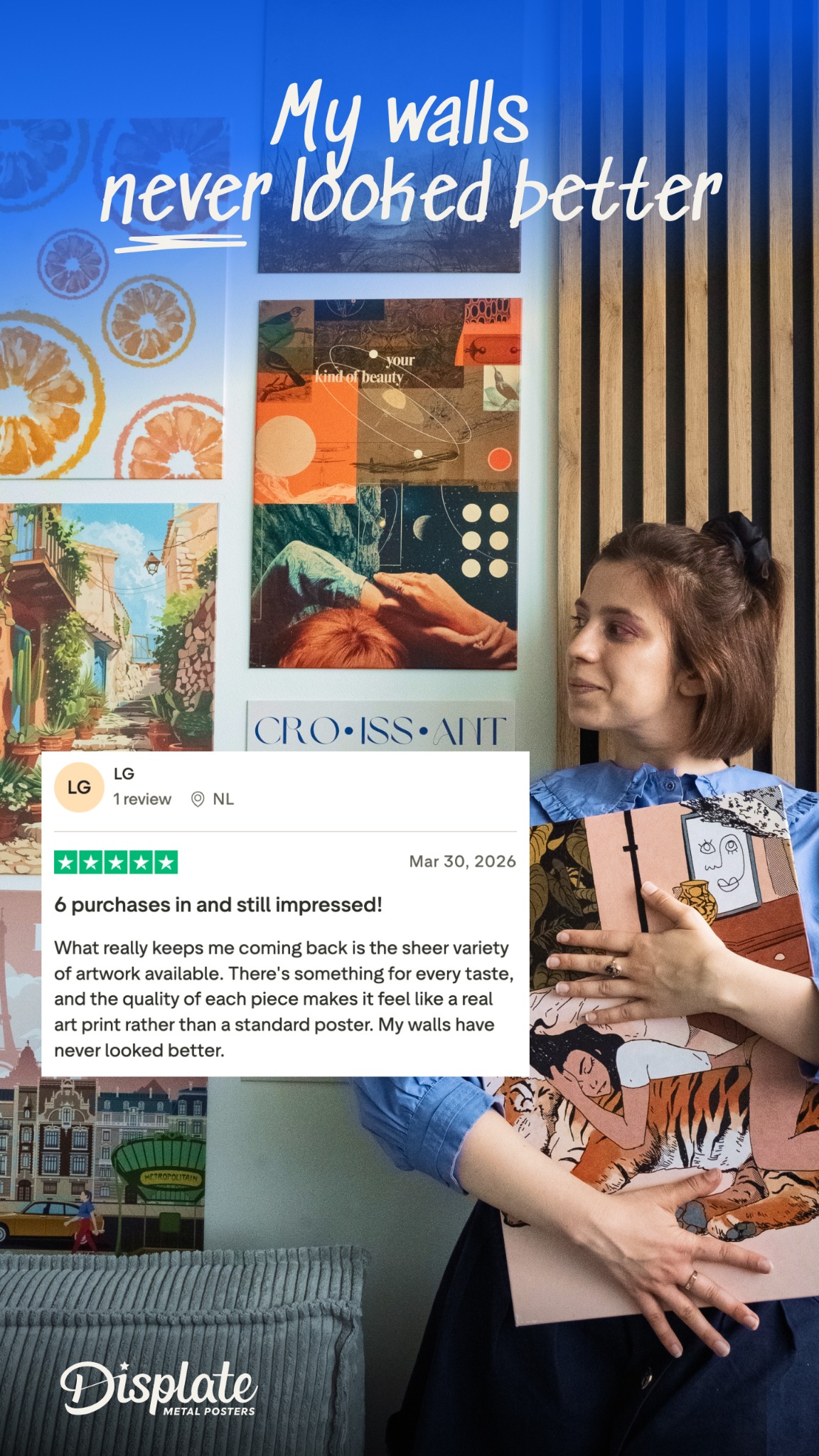Displate Facebook ad