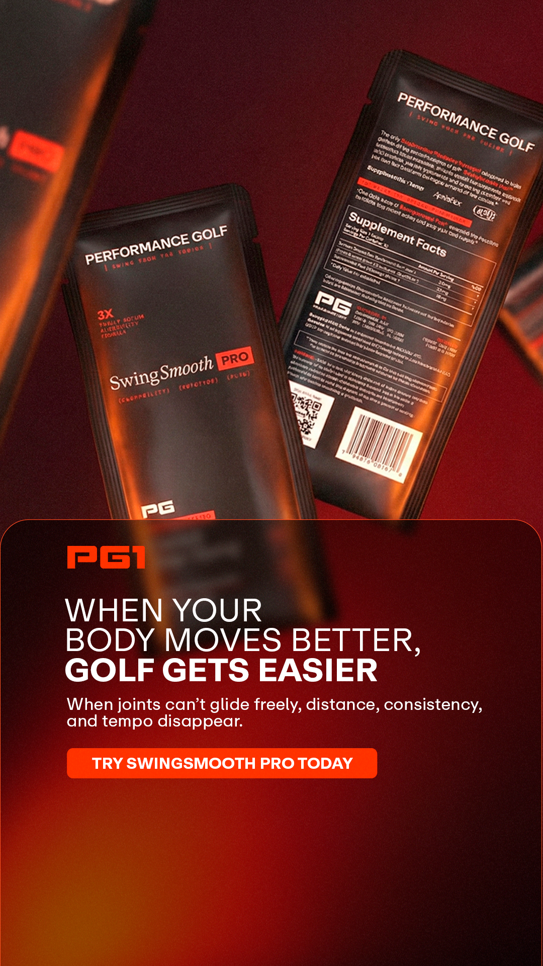Performance Golf Facebook ad