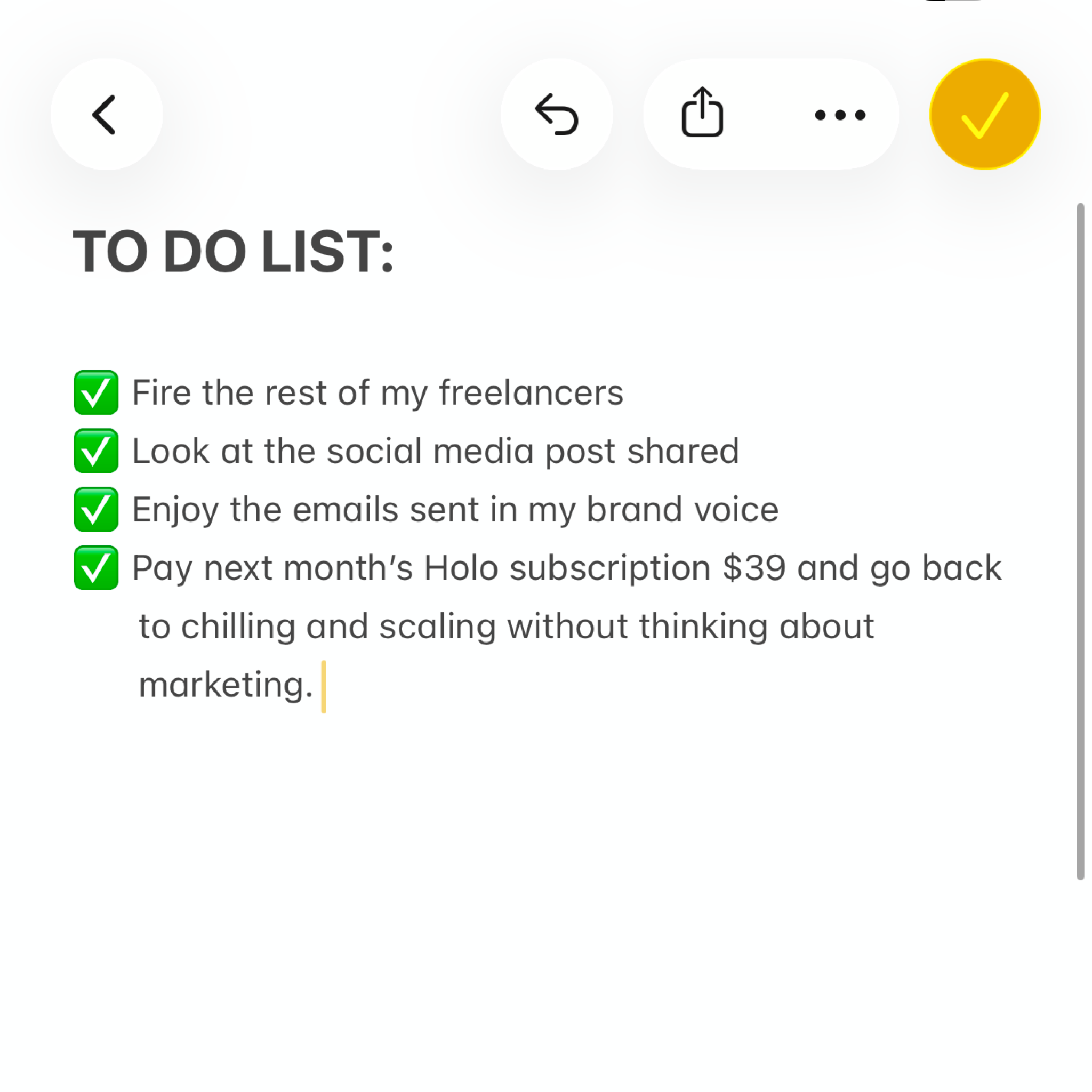 Holo Facebook ad