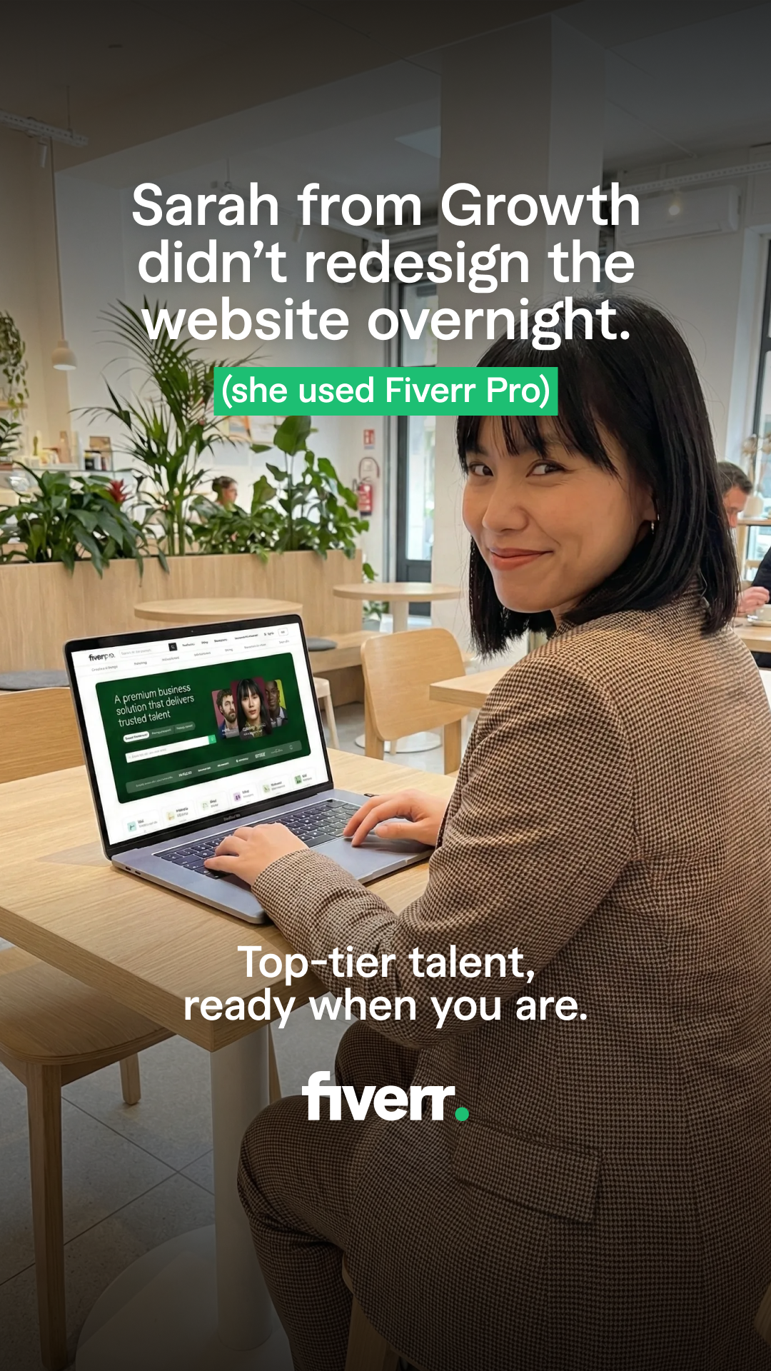 Fiverr Facebook ad