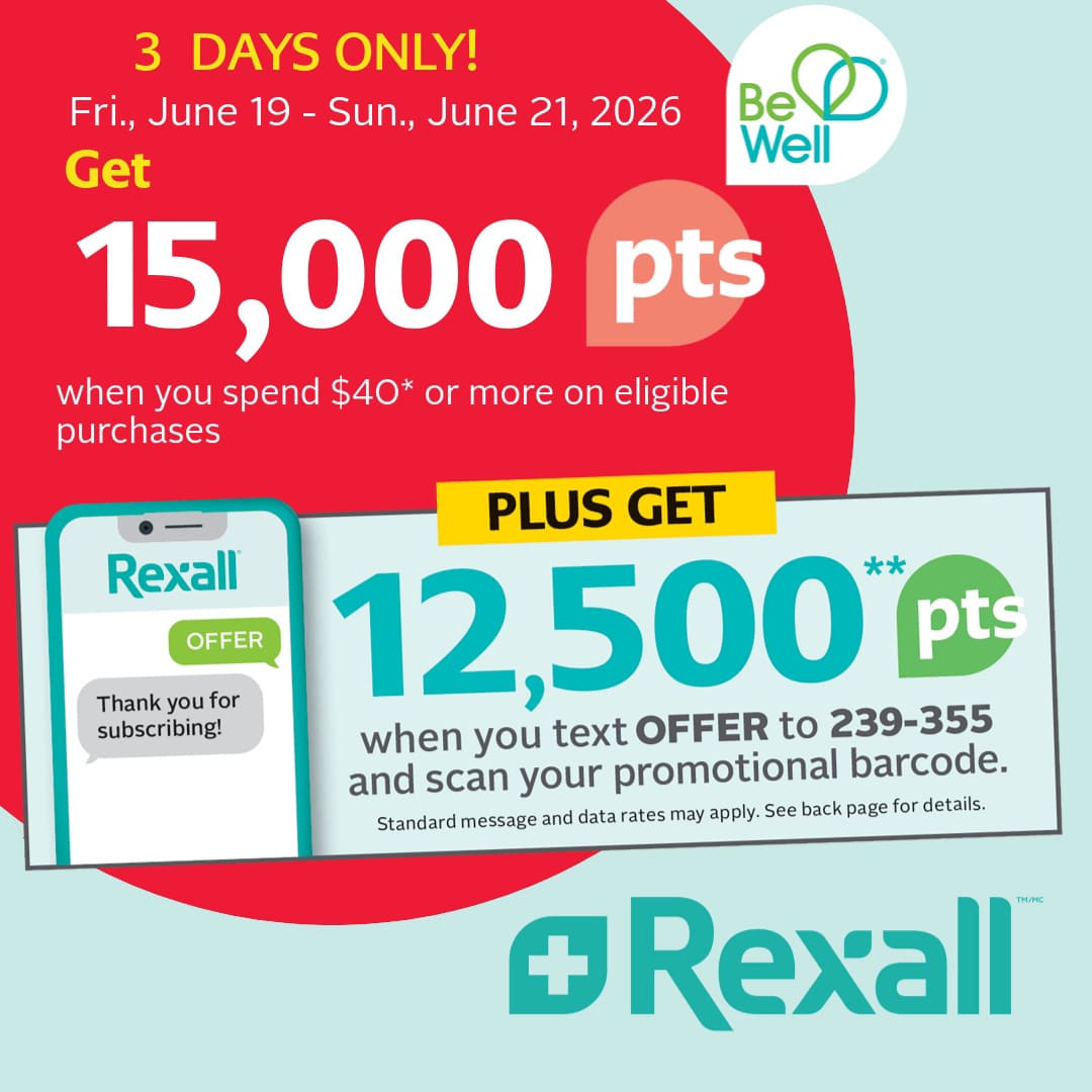 Rexall Drugstore Facebook ad