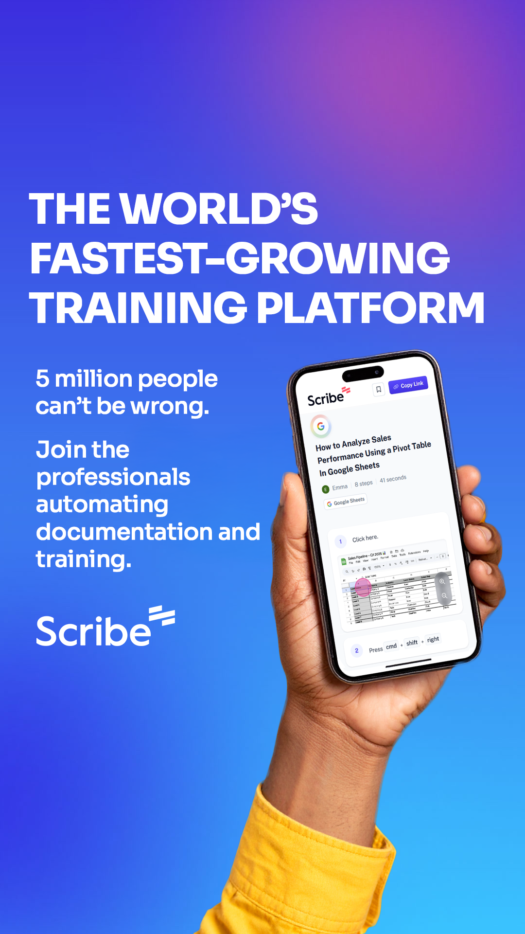 Scribe Facebook ad