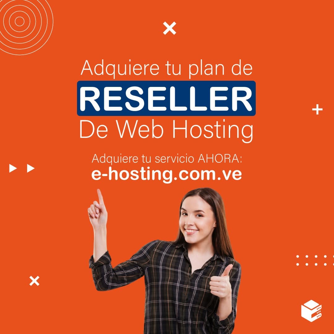 E-Hosting Facebook ad: Reseller Hosting Veloz en e-hosting.com.ve