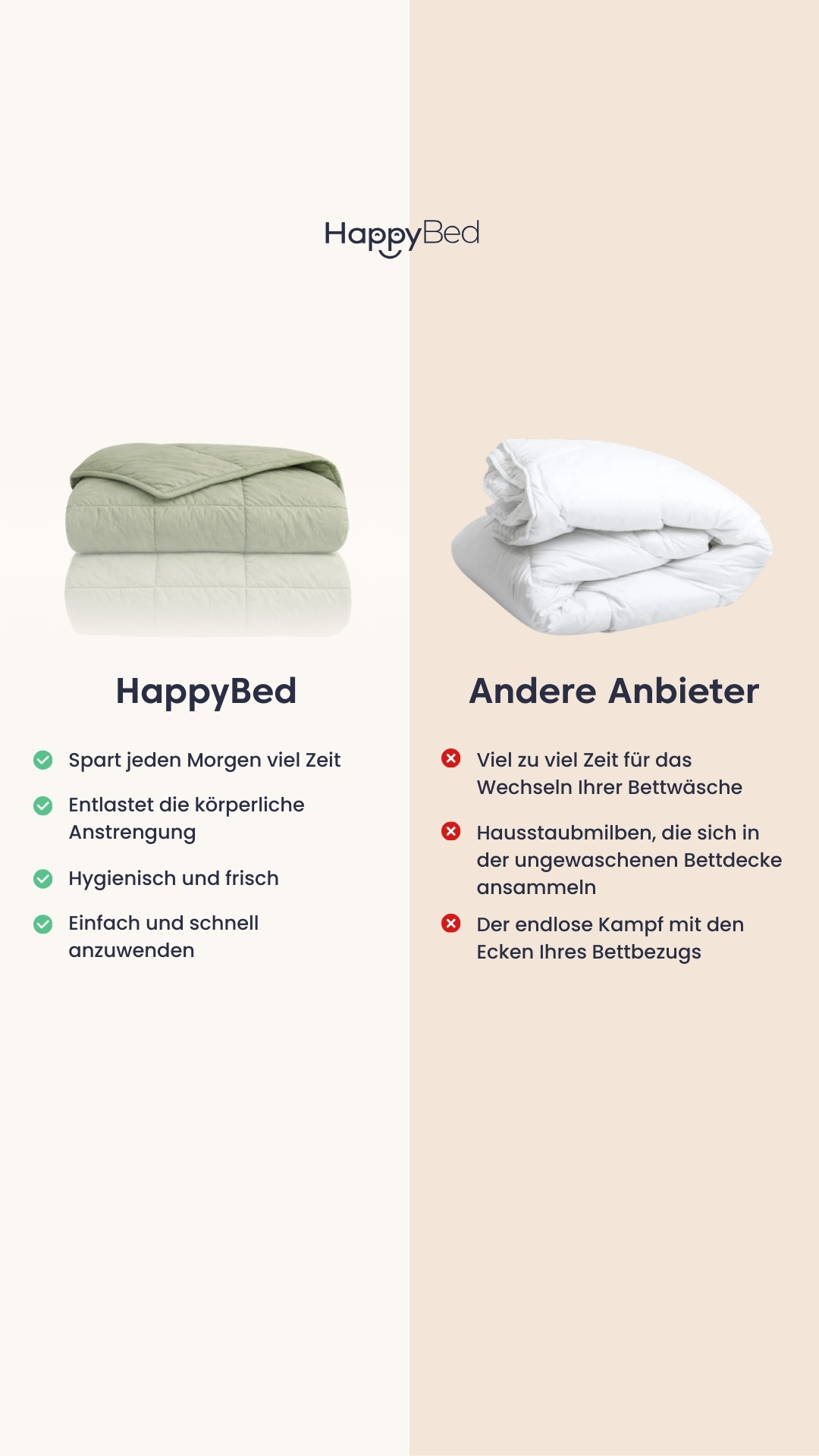 Thehappybed.de Facebook ad