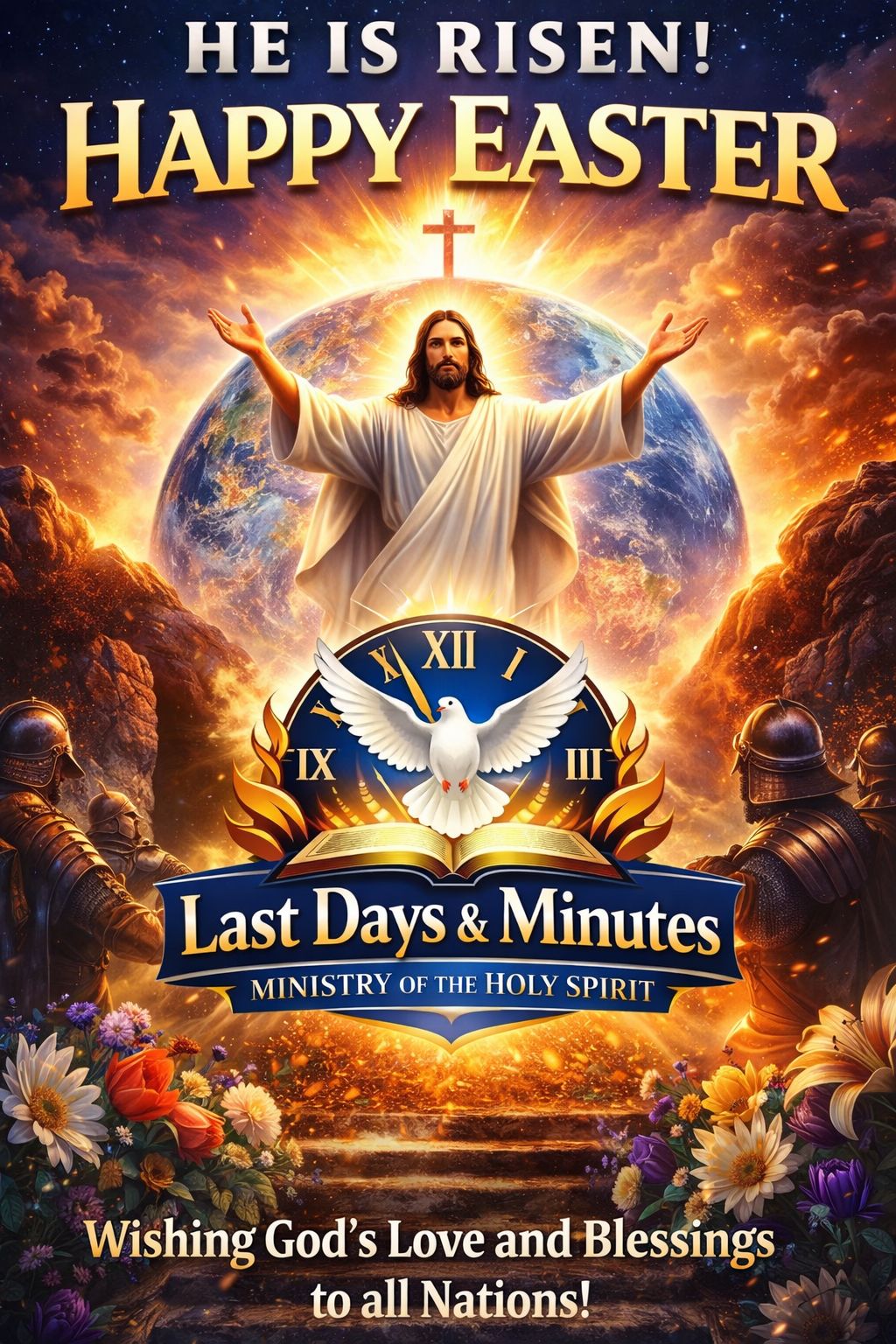 Last Days & Minutes Ministry of the Holy Spirit Facebook ad: Vrolijk Pasen van Last Days & Minutes Ministry…