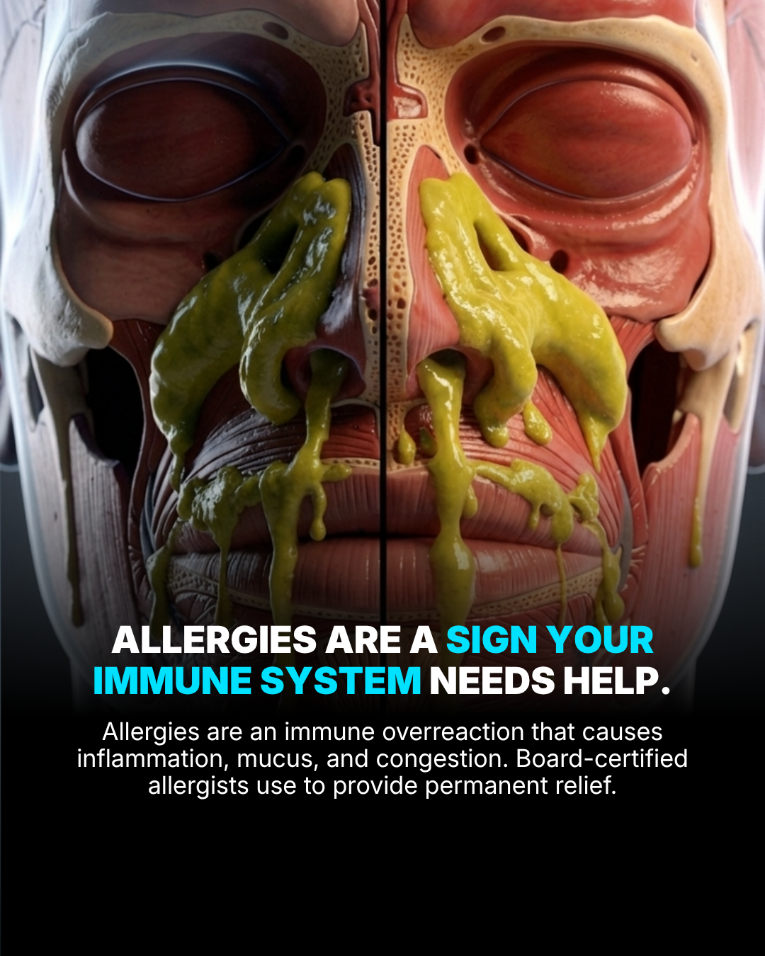 Curex Allergy Facebook ad