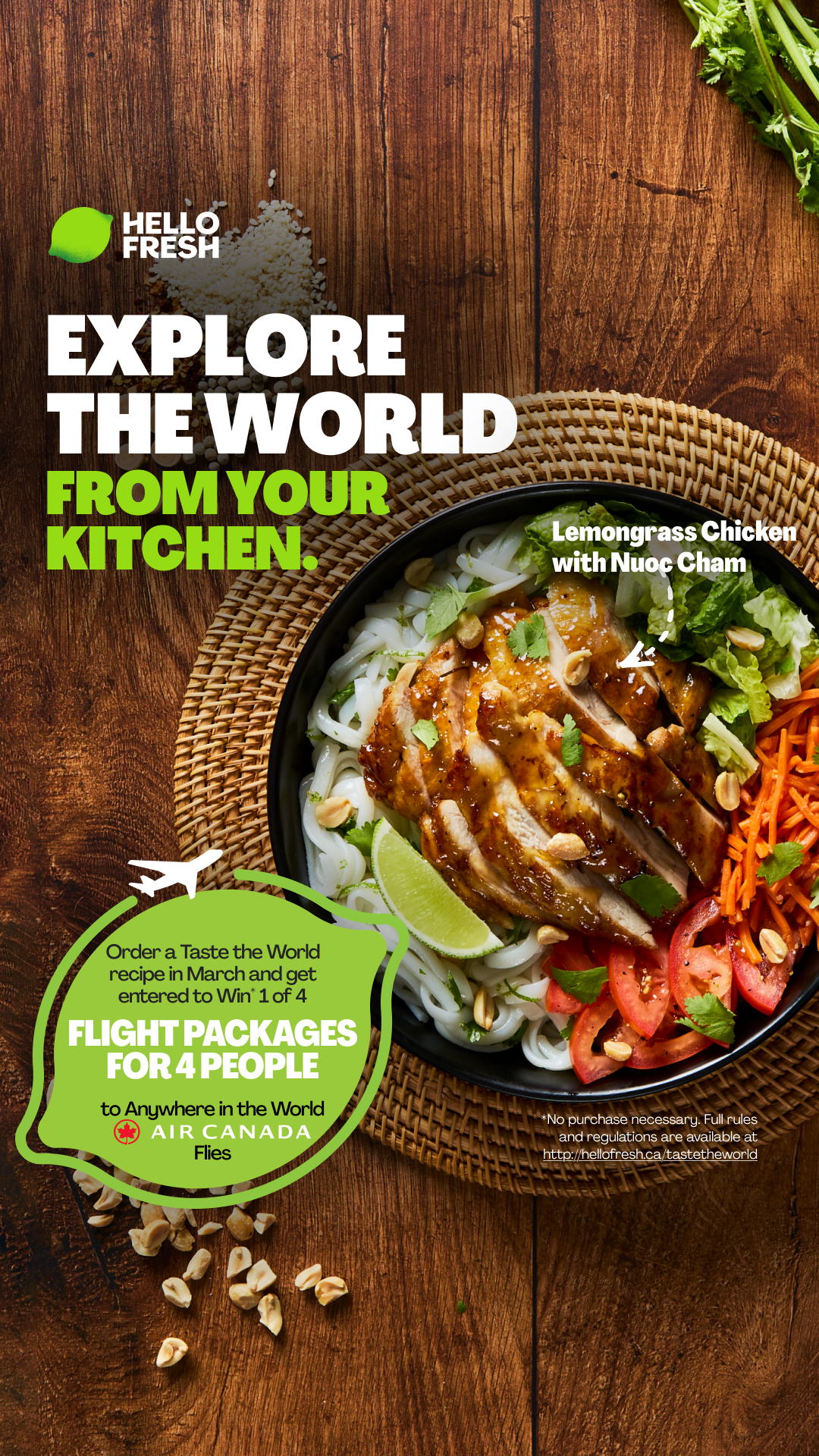 HelloFresh Facebook ad