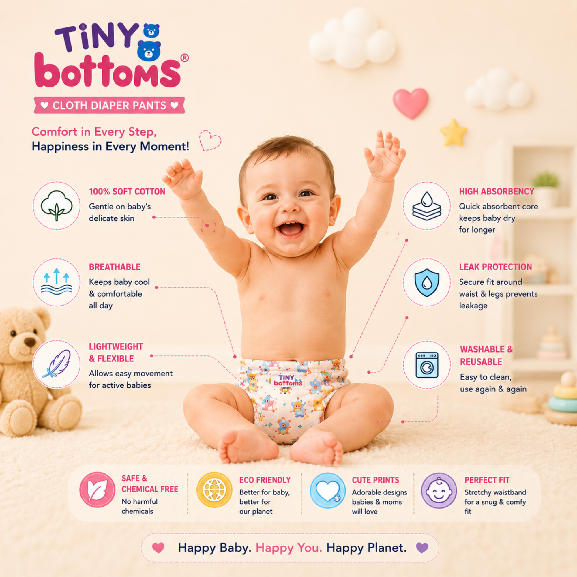 Tiny Bottoms Facebook ad