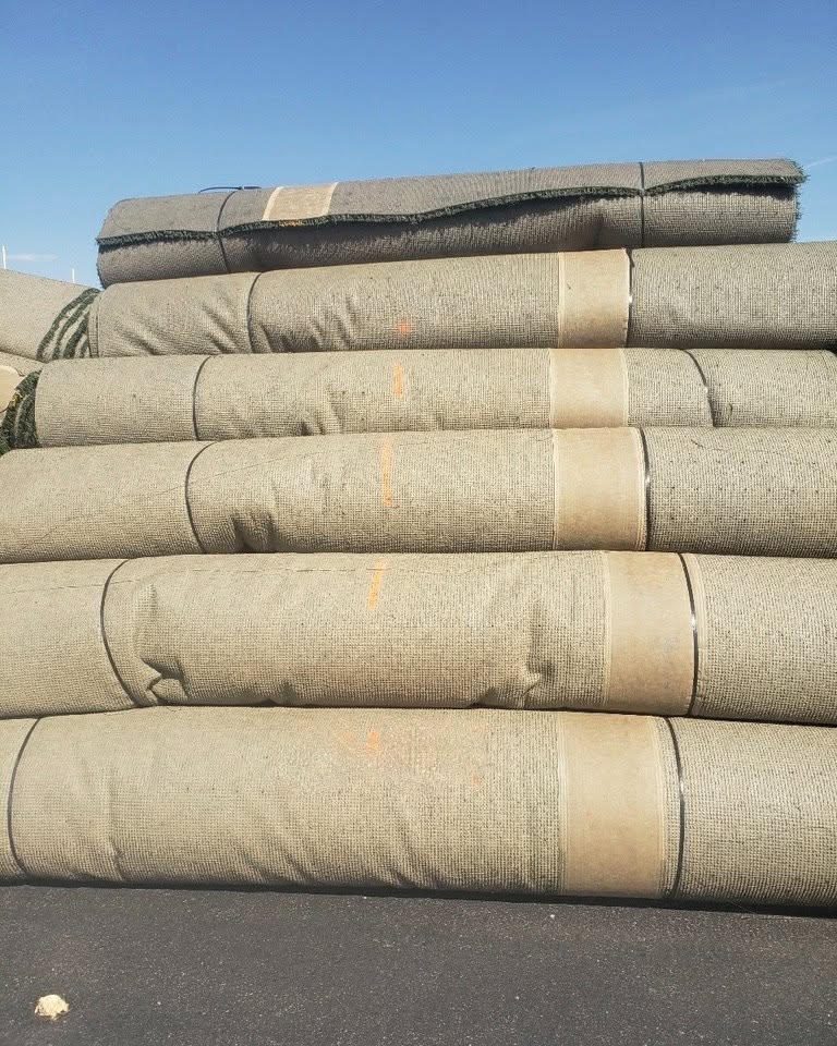 Sarah Miller Facebook ad: Why Pay $10/Sqft? Get Reclaimed Turf for Pennies