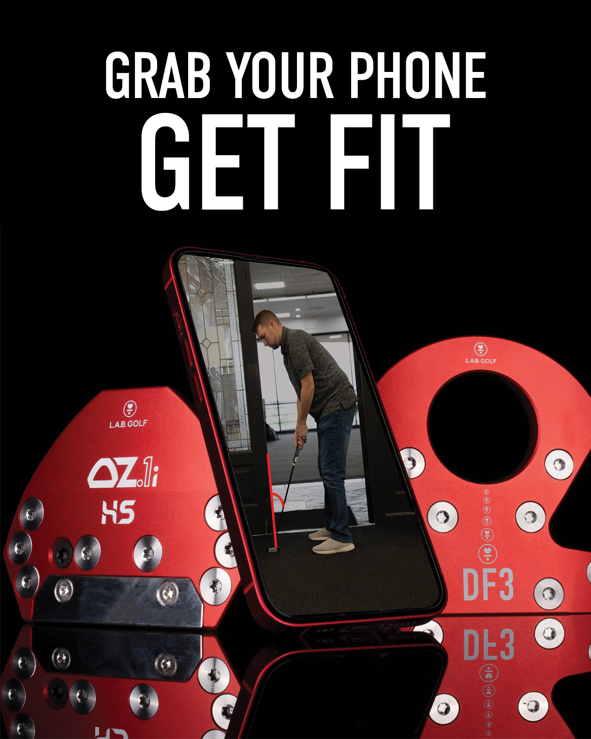 LAB Golf Facebook ad: Free Remote Fitting