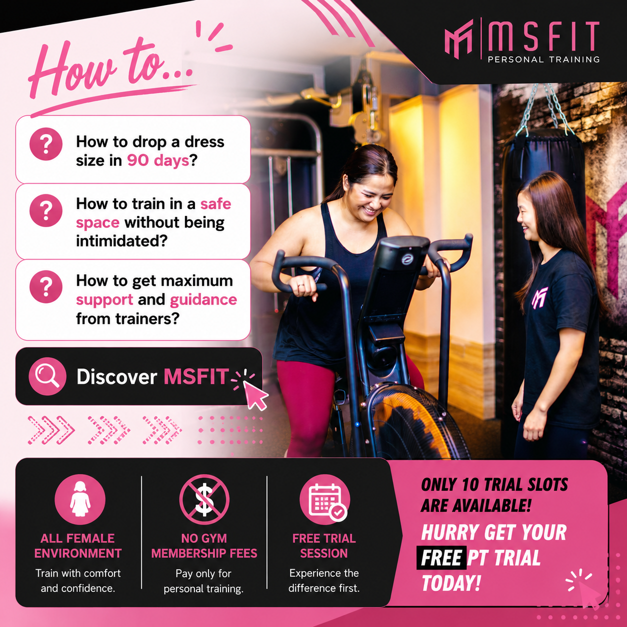 MSFIT Personal Training Facebook ad