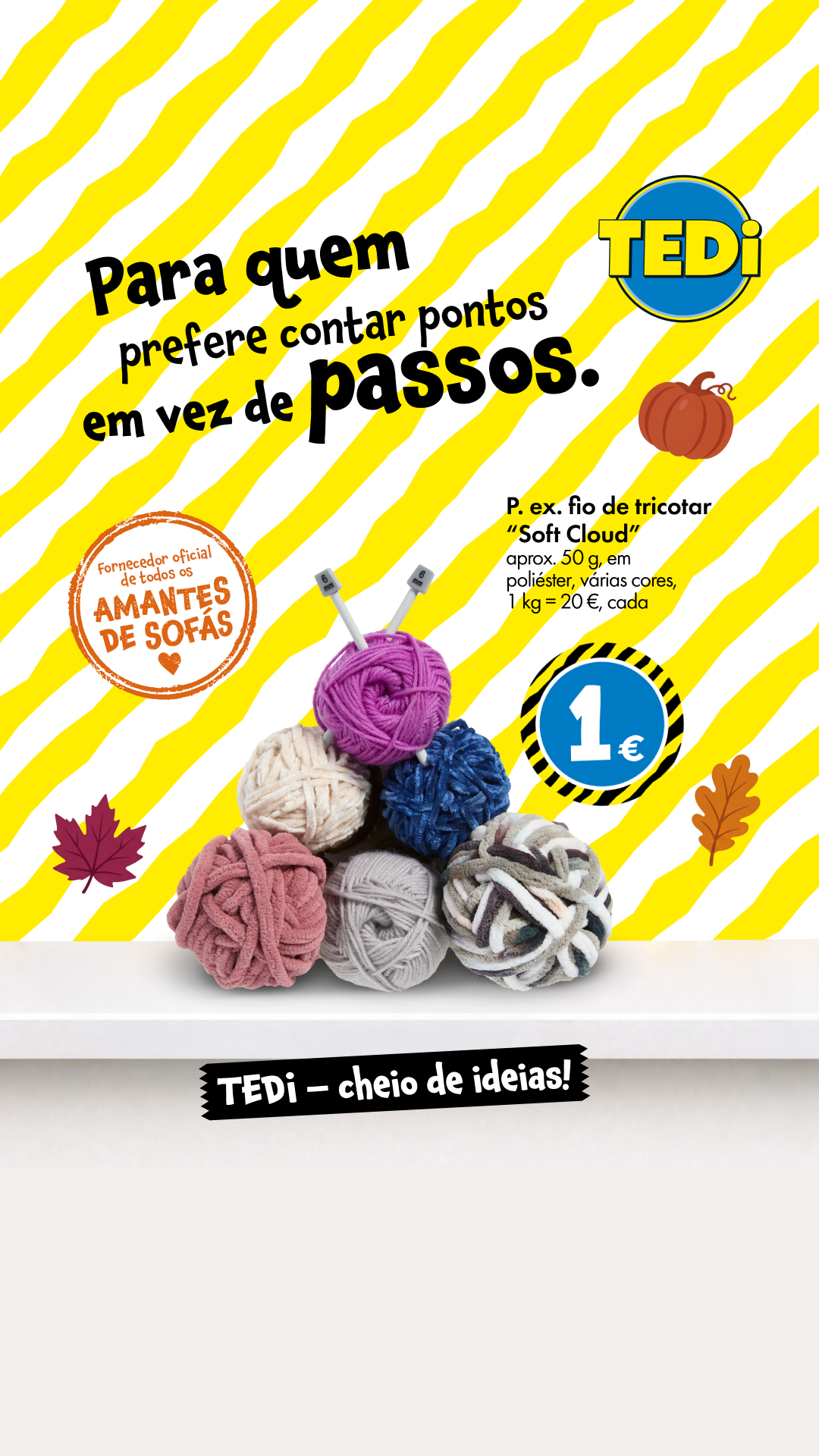 TEDi Portugal Facebook ad: Página inicial: TEDi