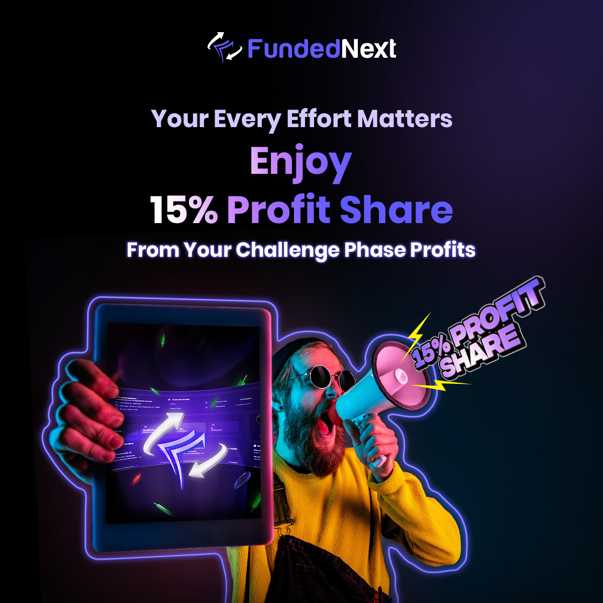 FundedNext Asia Facebook ad