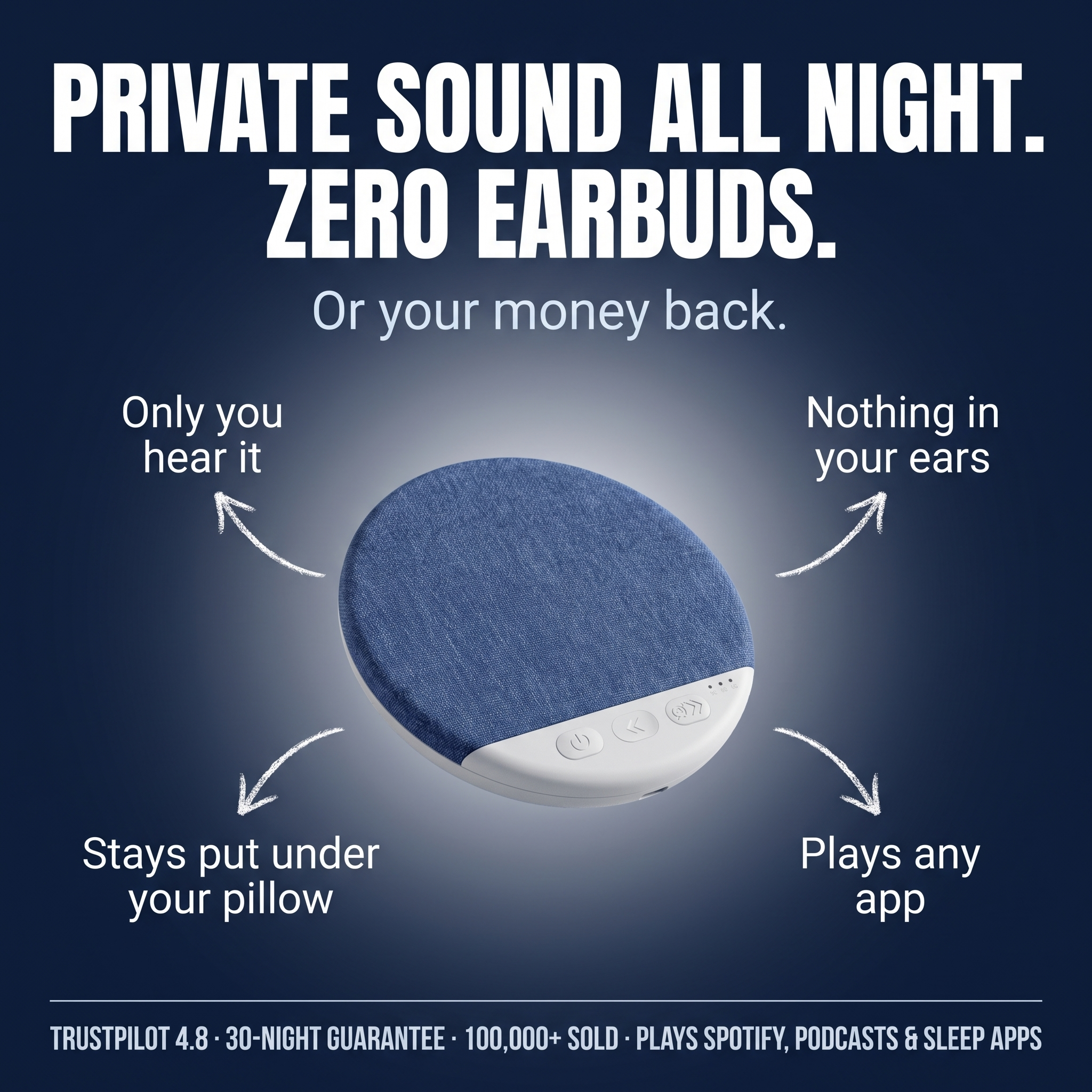 PilloPod Facebook ad