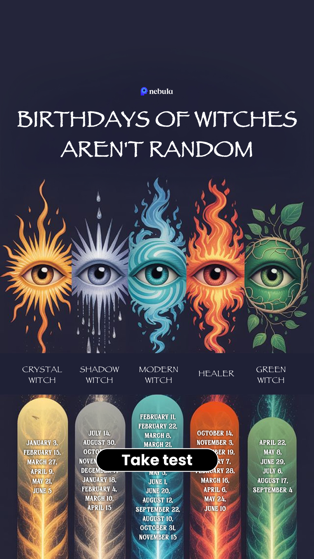 Nebula: Witch Power Reading Facebook ad