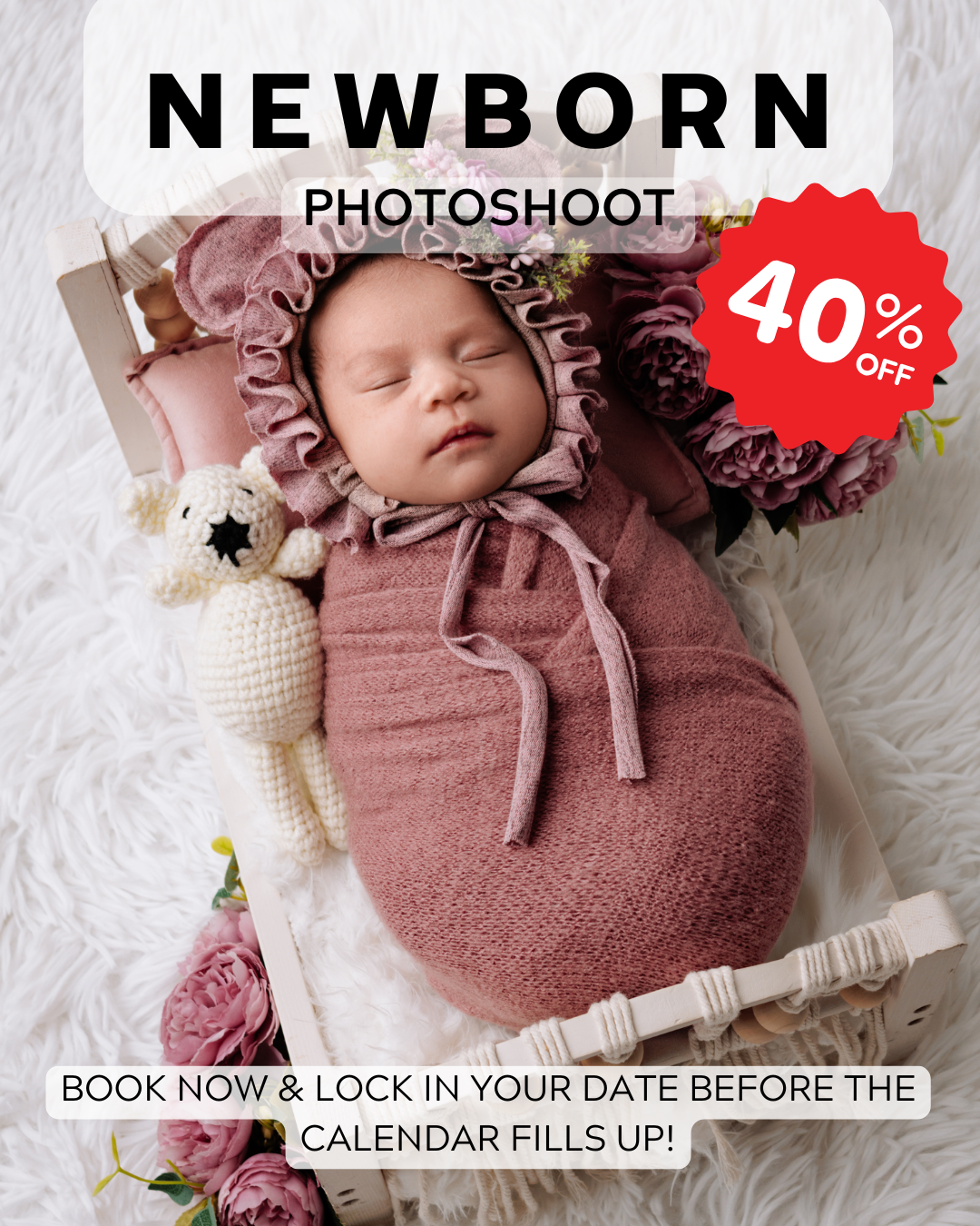 Bloom N’ Baby Studio Facebook ad