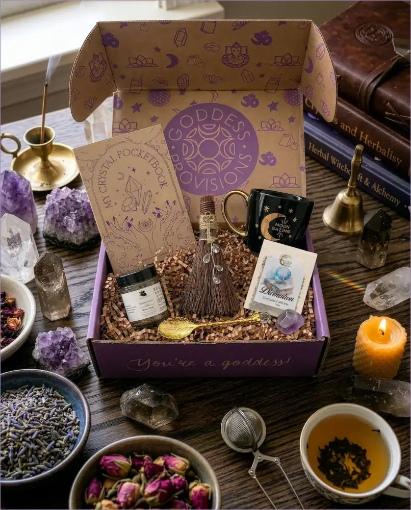 Goddess Provisions Facebook ad: Spiritual Subscription Box | Goddess Provisions
