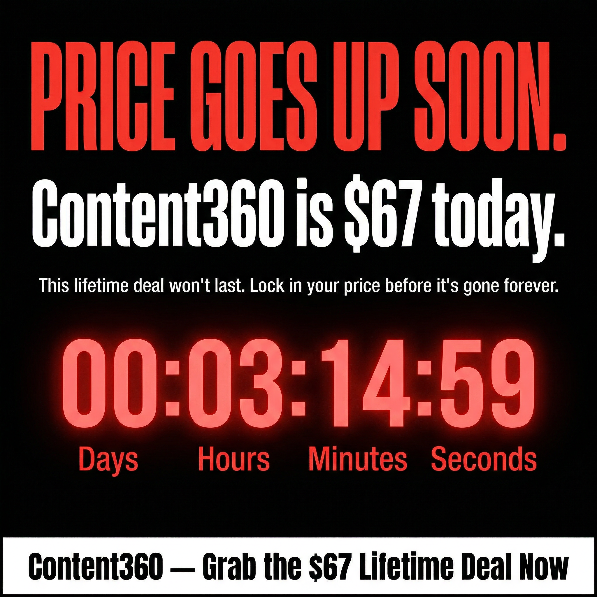 Content360 Facebook ad