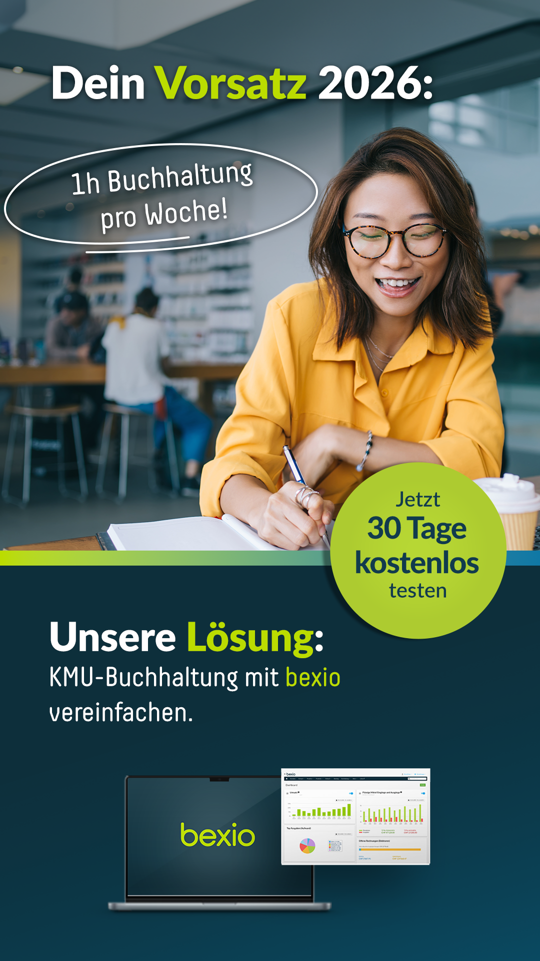 bexio Facebook ad