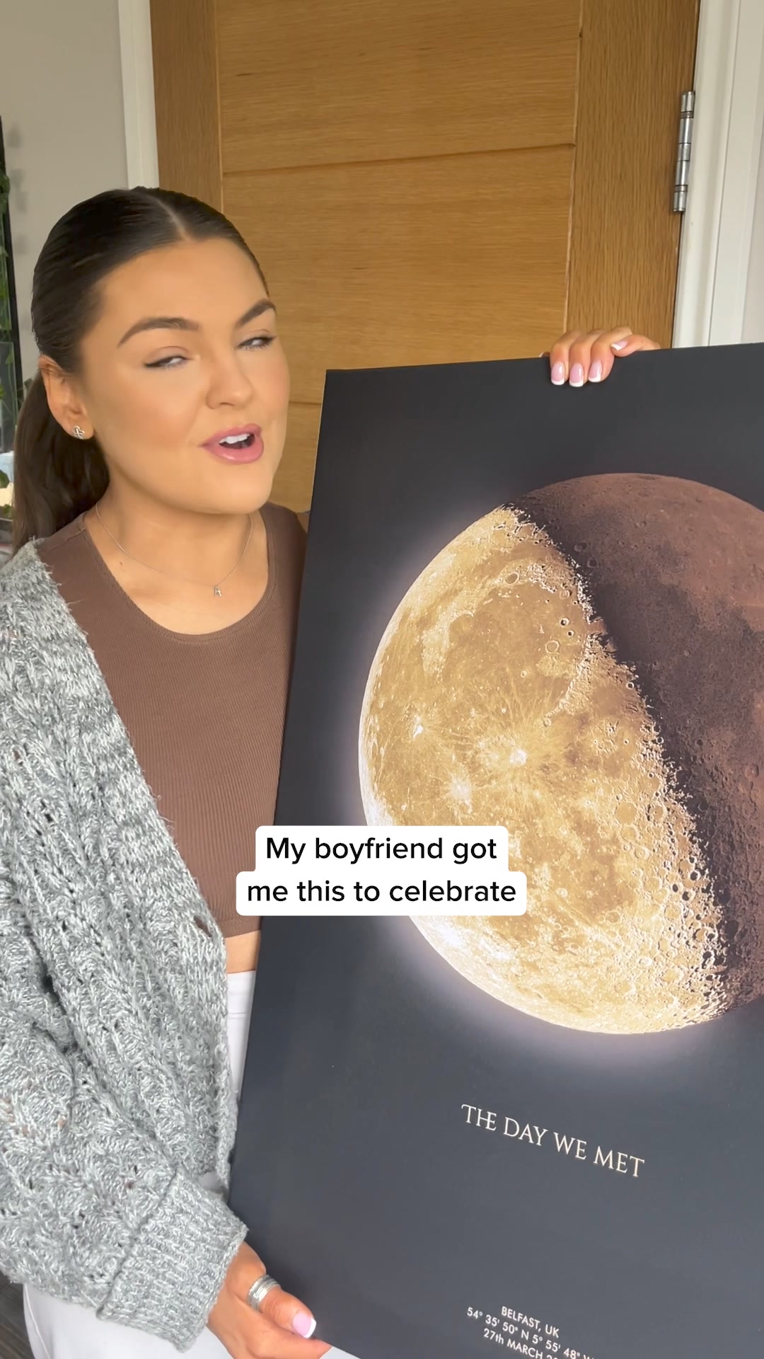 Moon Phase Prints Facebook ad: Personalised Moon Phase Print