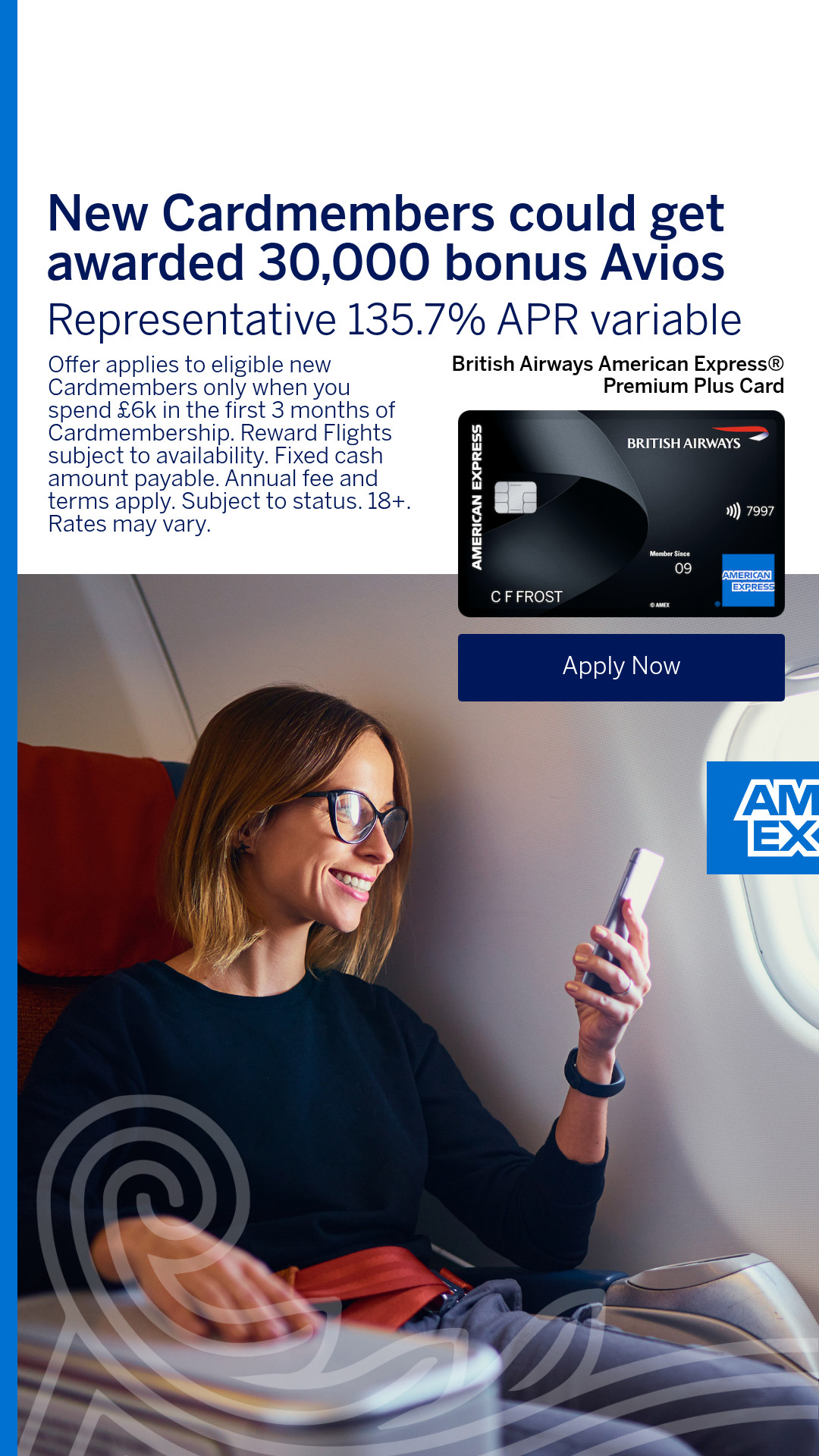 American Express Facebook ad
