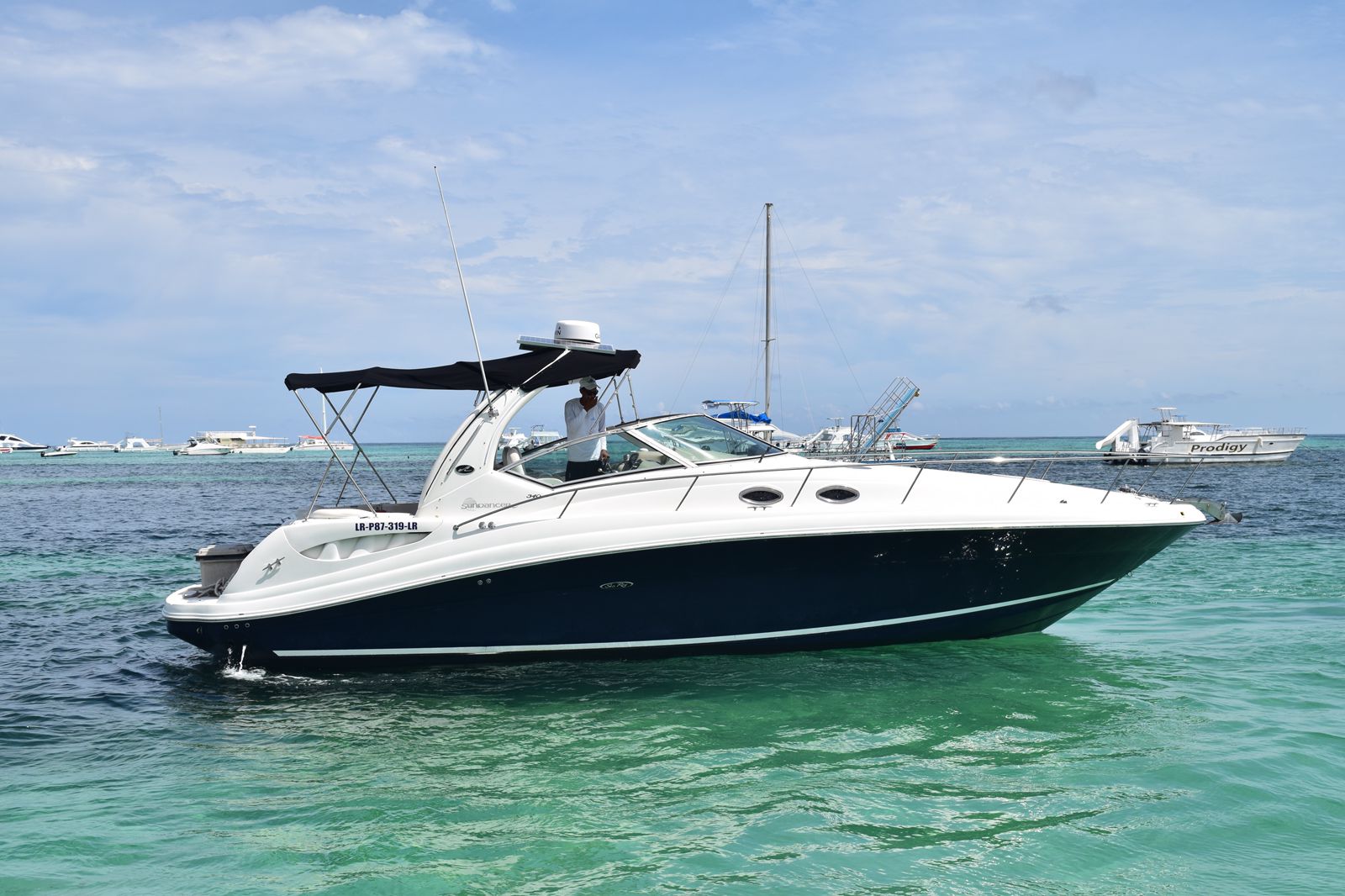 Sharkcana SRL Facebook ad: Our 37 foot yacht is the ONLY one…