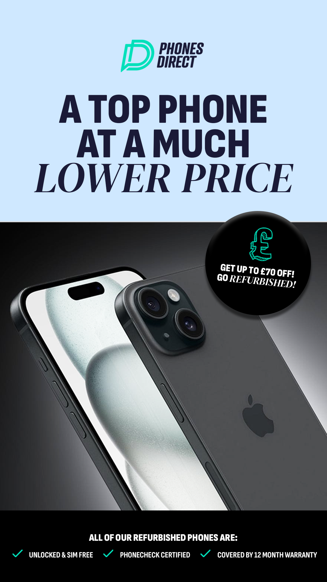 PhonesDirect.com Facebook ad